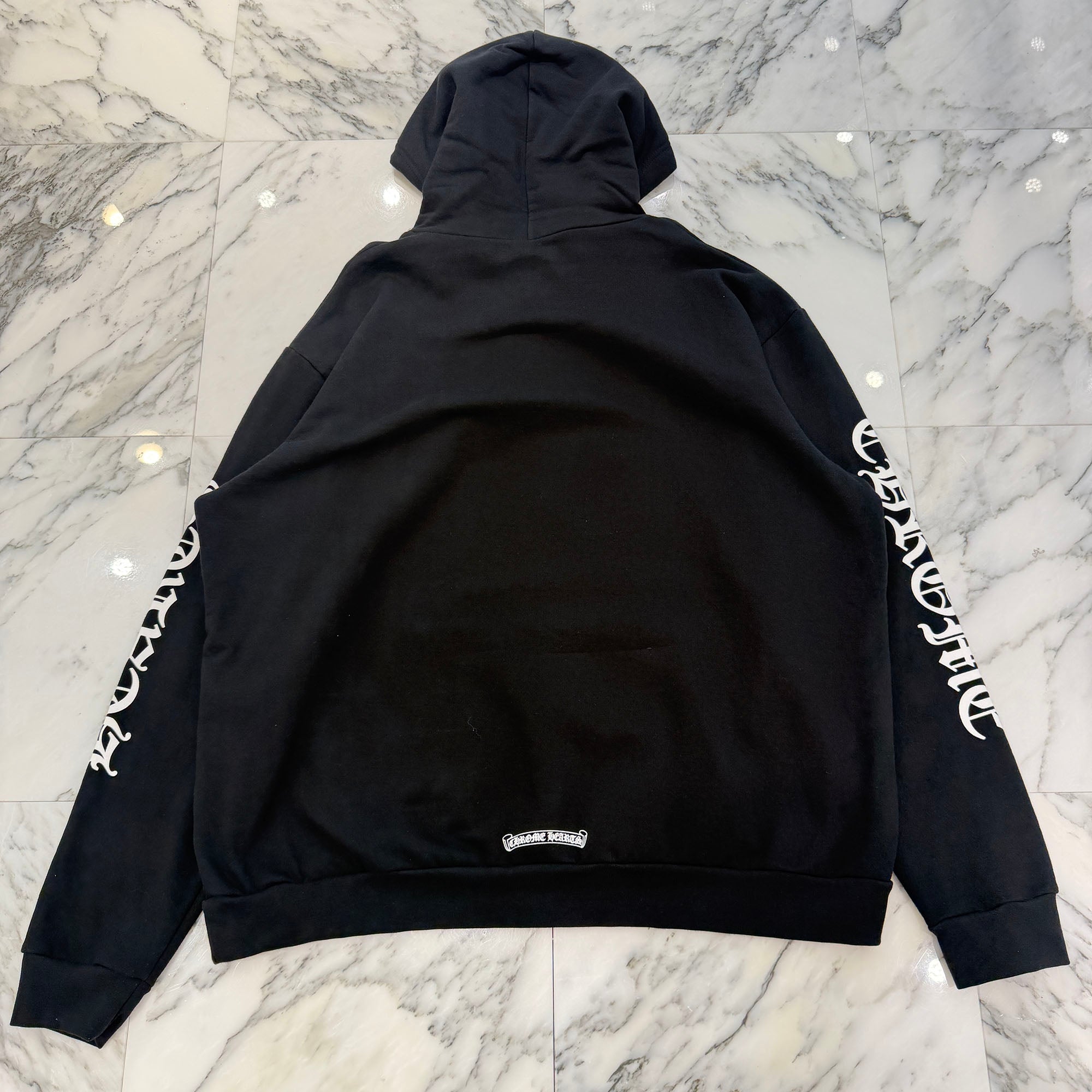 CHROME HEARTS Vertical Logo Pullover Hoodie Size XXL クロムハーツ ヴァーティカルロゴ プルオーバーフーディー サイズXXL