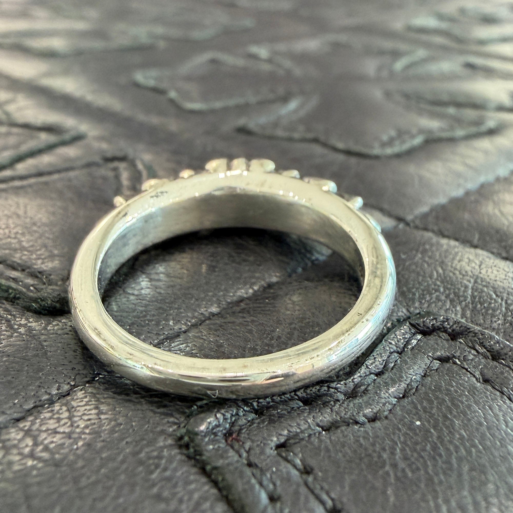 CHROME HEARTS Baby Classic Floral Cross Ring 18号 クロムハーツ ベイビークラシック フローラルクロス リング サイズ18号