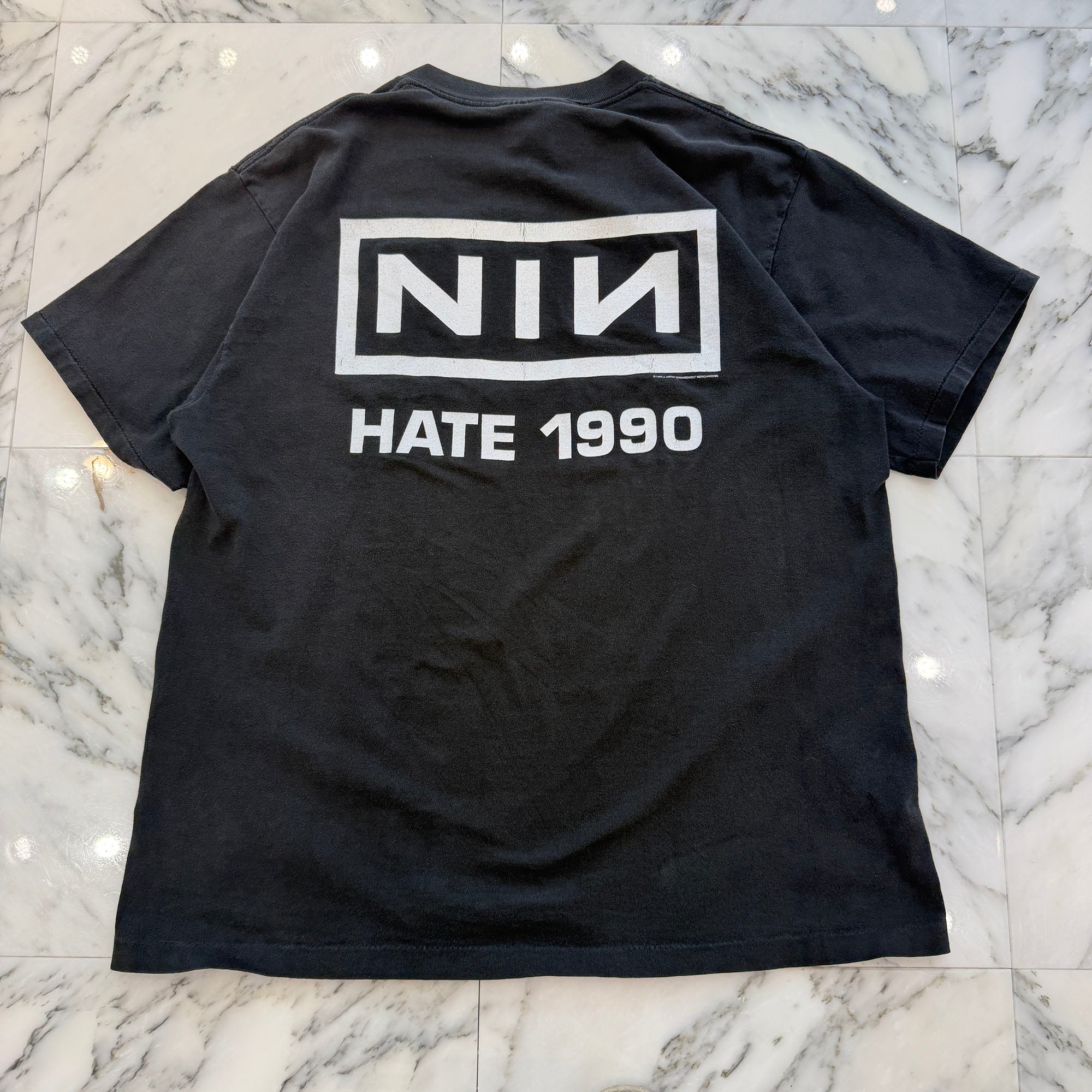 Vintage 90's NINE INCH NAILS "HATE" 1990 All Sport S/S Tee Size XL ヴィンテージ 90's ナインインチネイルズ "ヘイト" 1990 オールスポーツ社製 Tシャツ サイズXL