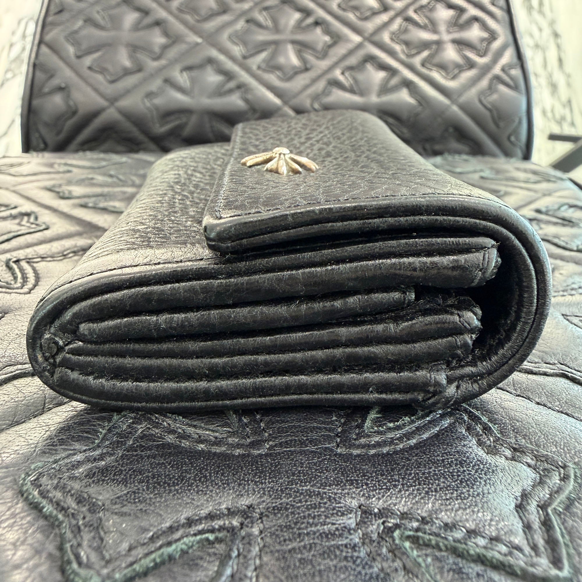 CHROME HEARTS CH Plus Tiny Wallet Card Case クロムハーツ CHプラス