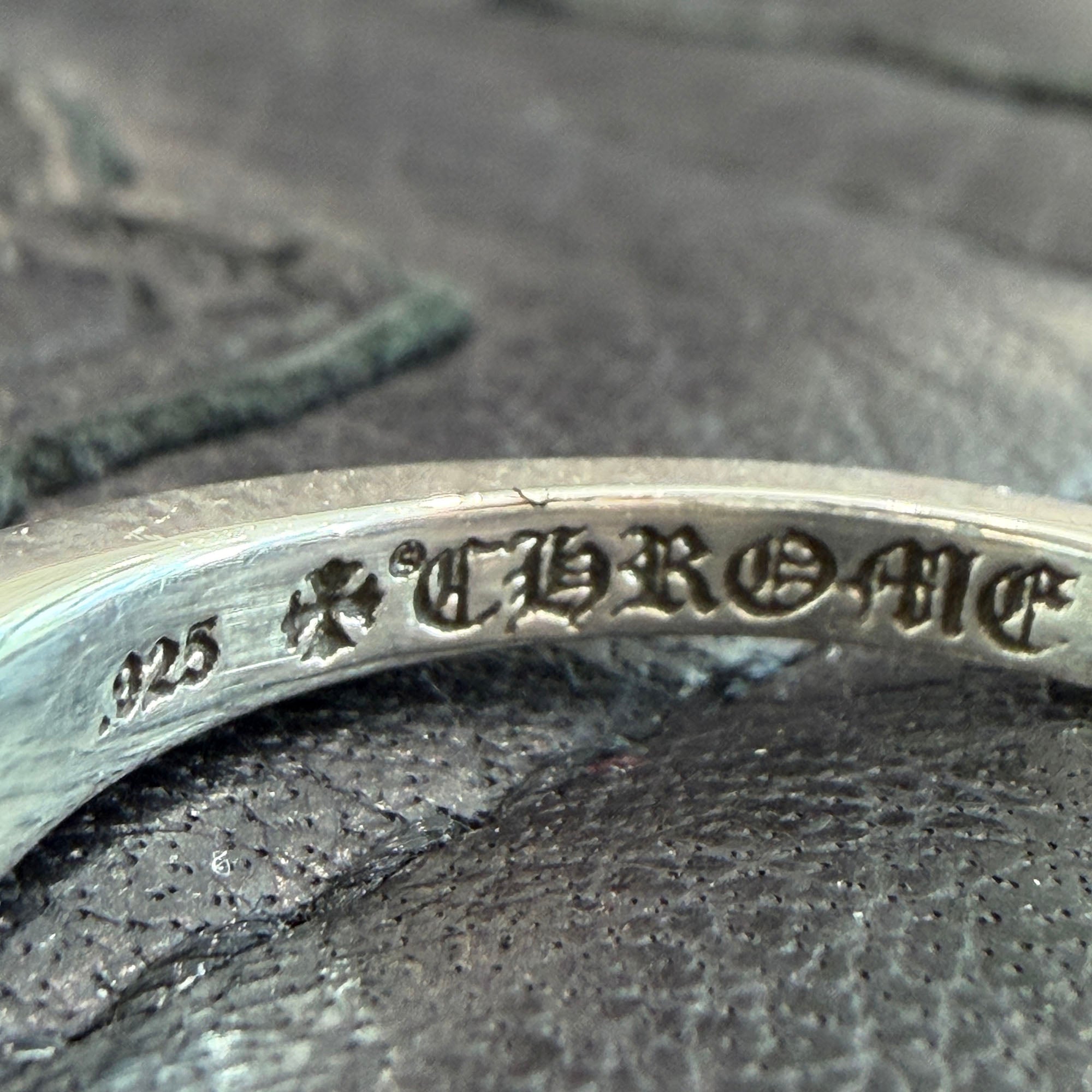 CHROME HEARTS Baby Classic Floral Cross Ring 18号 クロムハーツ ベイビークラシック フローラルクロス リング サイズ18号