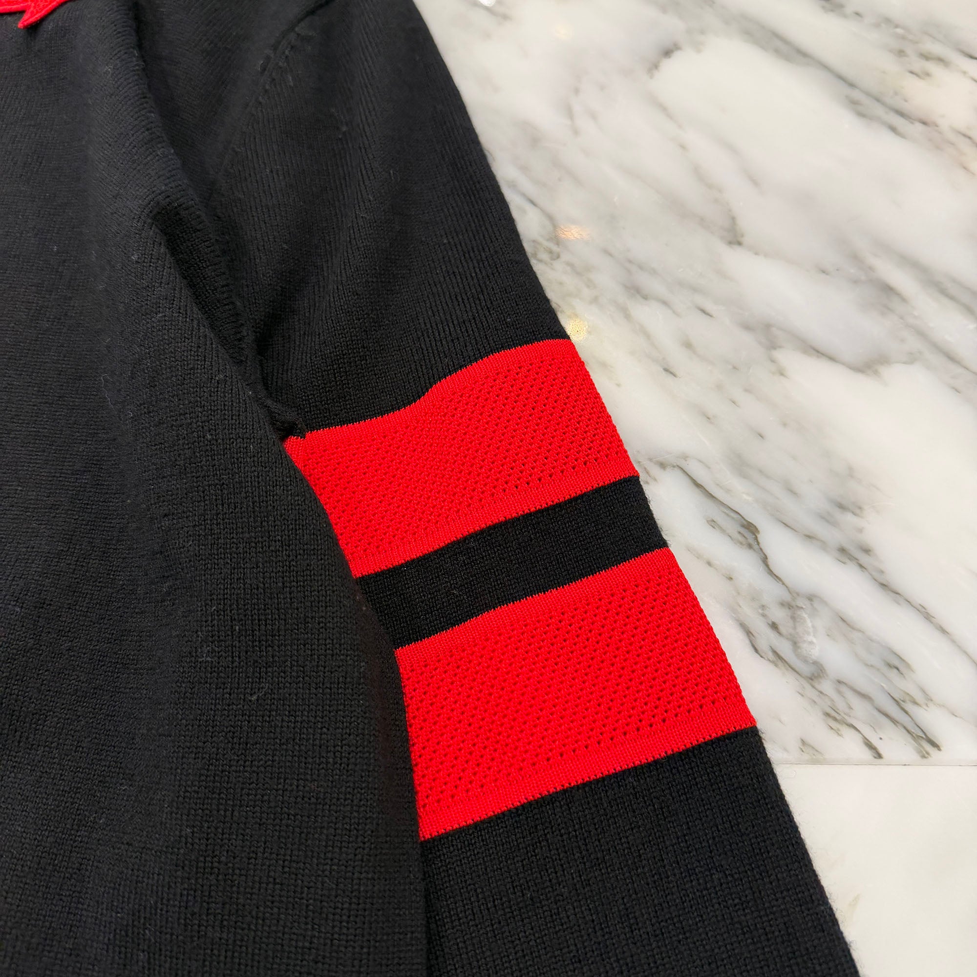 ジバンシィ  15AW  15F 7506 503 スターパッチクルーネックニット メンズ M GIVENCHY 2015AW Star Patch Wool Knit Sweater 15F 7506 503