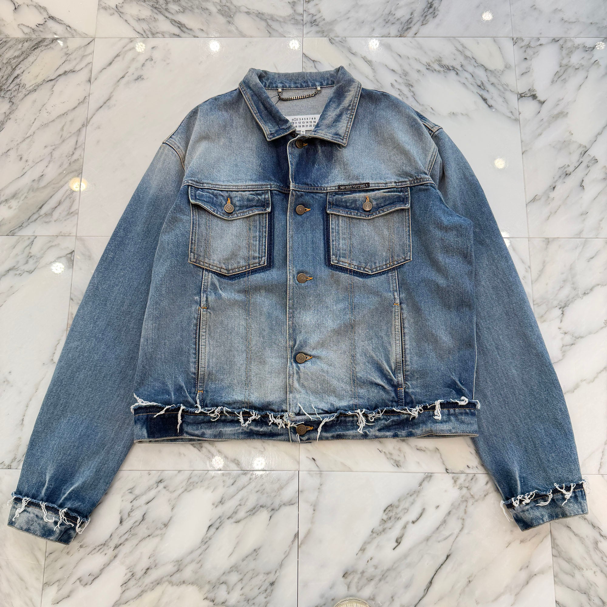 Maison Margiela 2026SS Washed Cotton Denim Jacket S50AM0654 S30561 Size 52 メゾンマルジェラ ウォッシュドコットン デニムジャケット サイズ52
