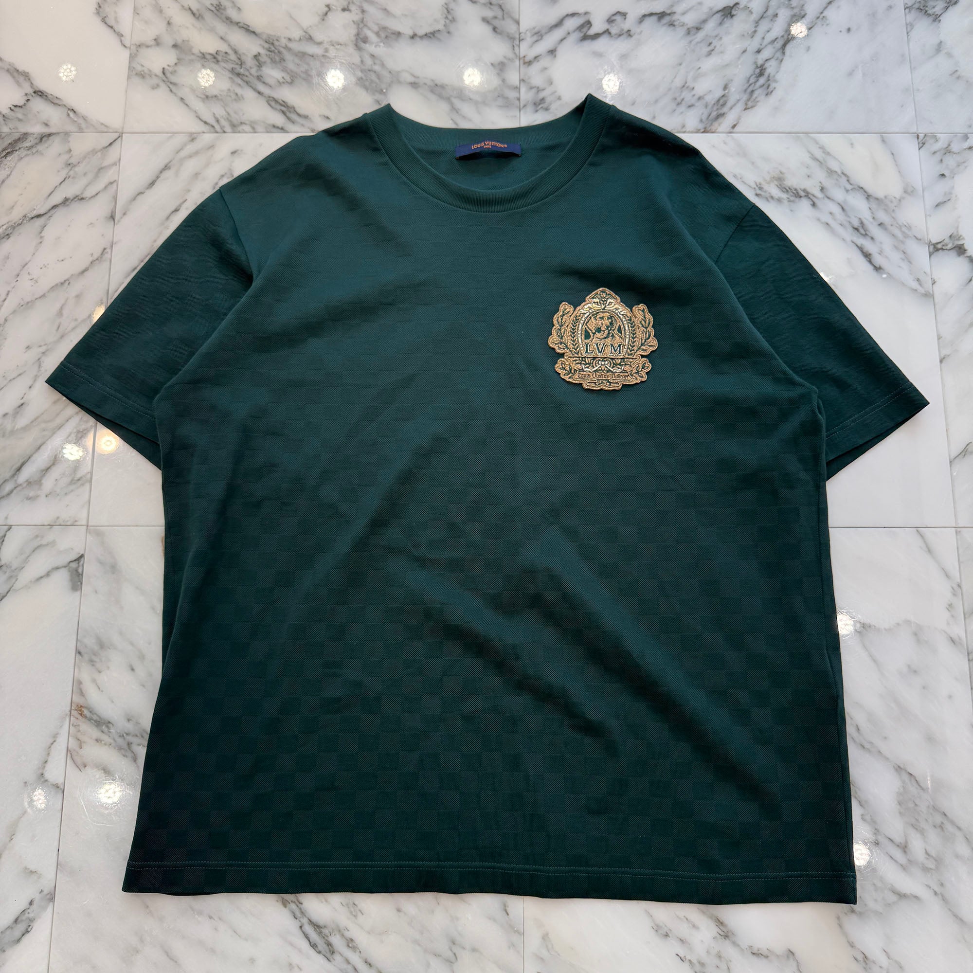 LOUIS VUITTON 2025SS Signature Patch Cotton Tee HSY23W Size XXL ルイヴィトン シグネチャーパッチ コットンTシャツ サイズXXL