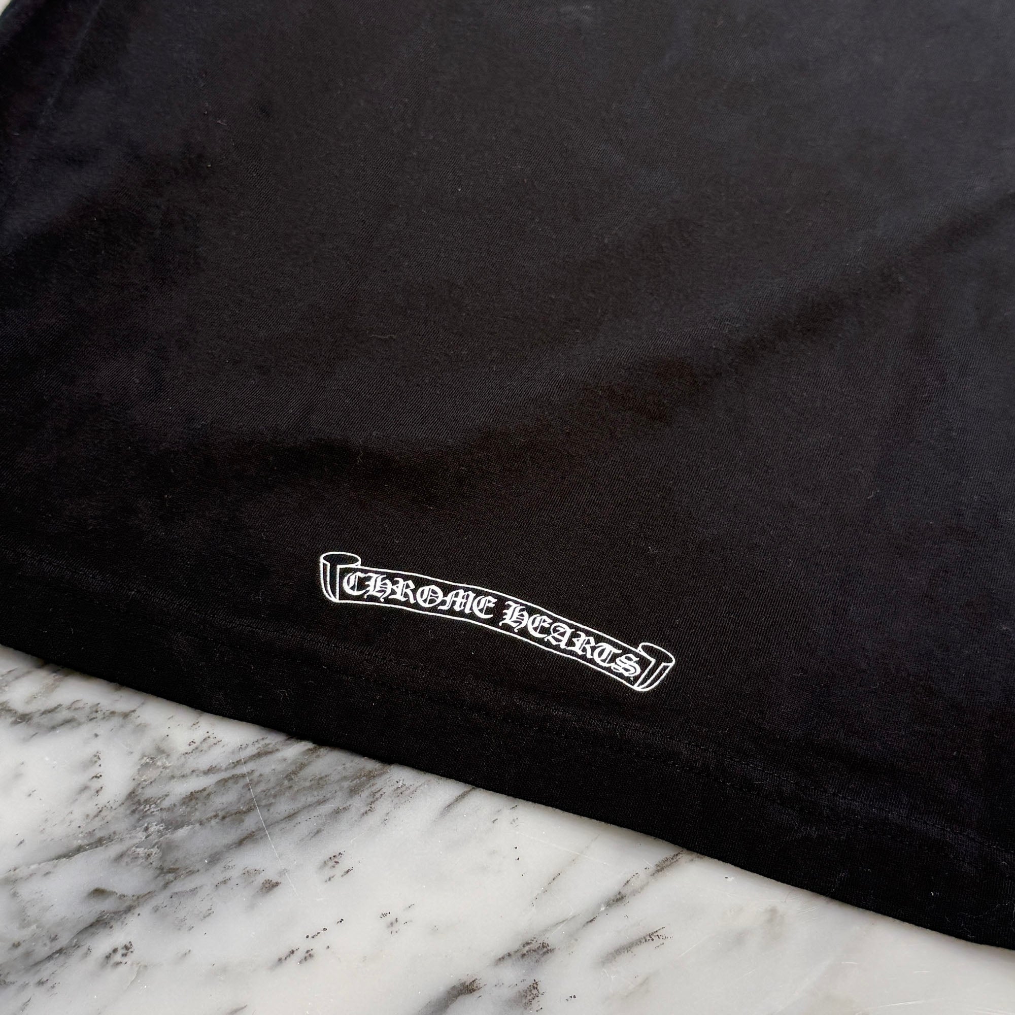 CHROME HEARTS Neck Logo Tee Size S クロムハーツ ネックロゴ Tシャツ サイズS