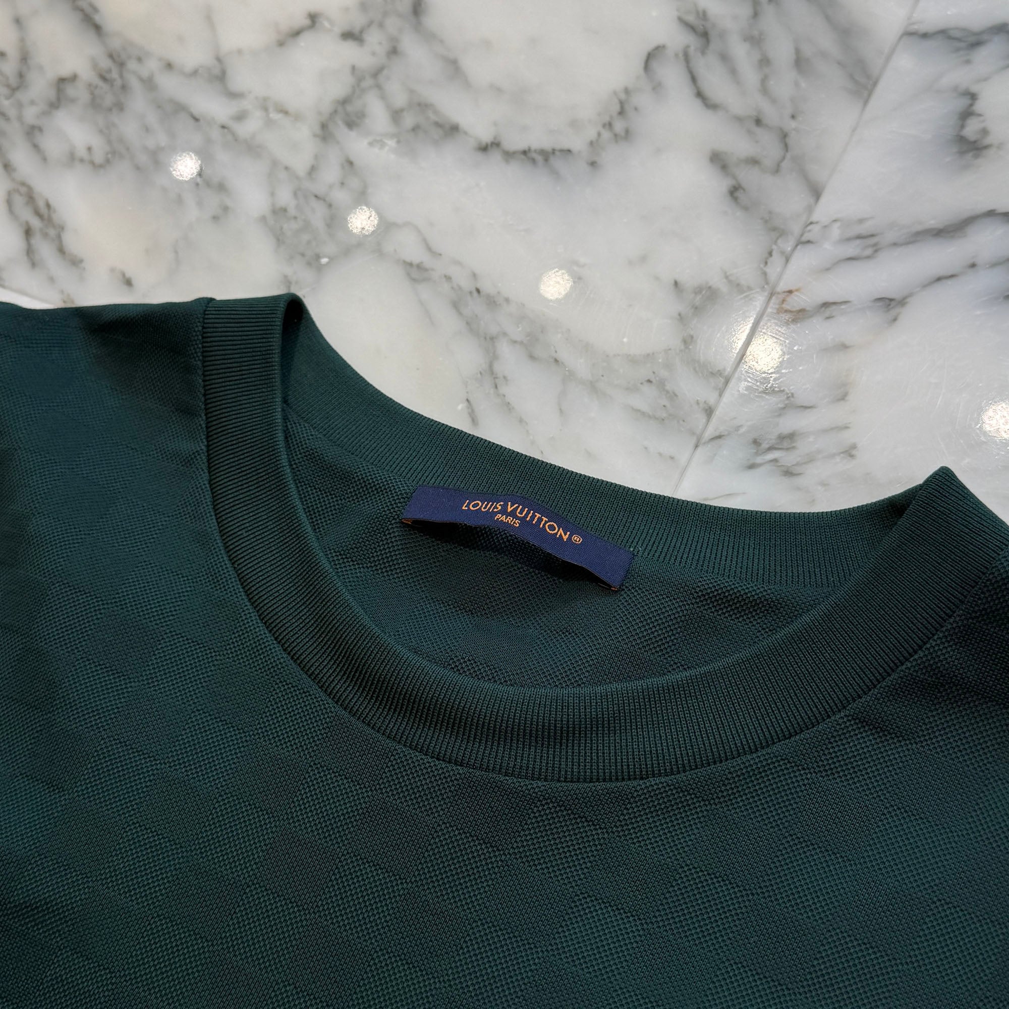 LOUIS VUITTON 2025SS Signature Patch Cotton Tee HSY23W Size XXL ルイヴィトン シグネチャーパッチ コットンTシャツ サイズXXL