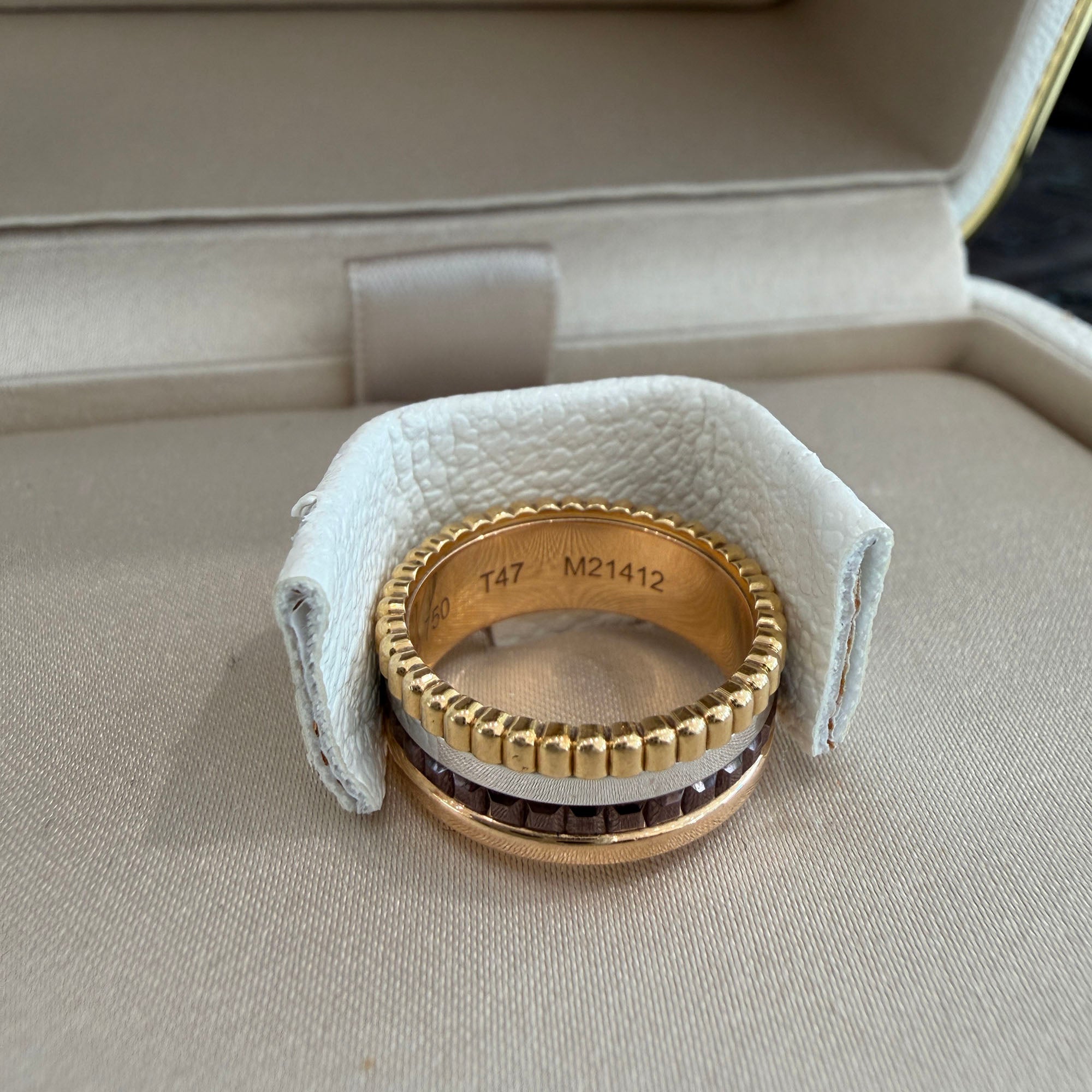 BOUCHERON QUATRE CLASSIQUE RING Small JRG00290 M21412 Size T47（7号） ブシュロン キャトル クラシック リング スモール サイズT47（7号）