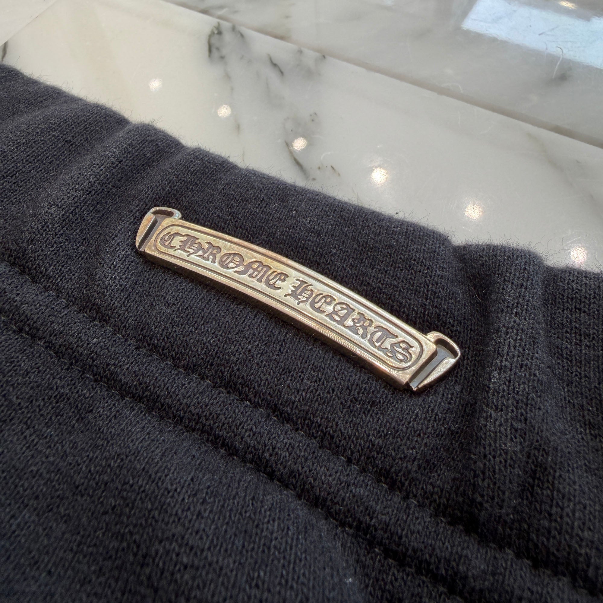 CHROME HEARTS King Taco 3 Cemetery Cross Embroidery Sweat Long Pants Size M クロムハーツ キングタコ 3セメタリークロス 刺繍 スウェットロングパンツ サイズM