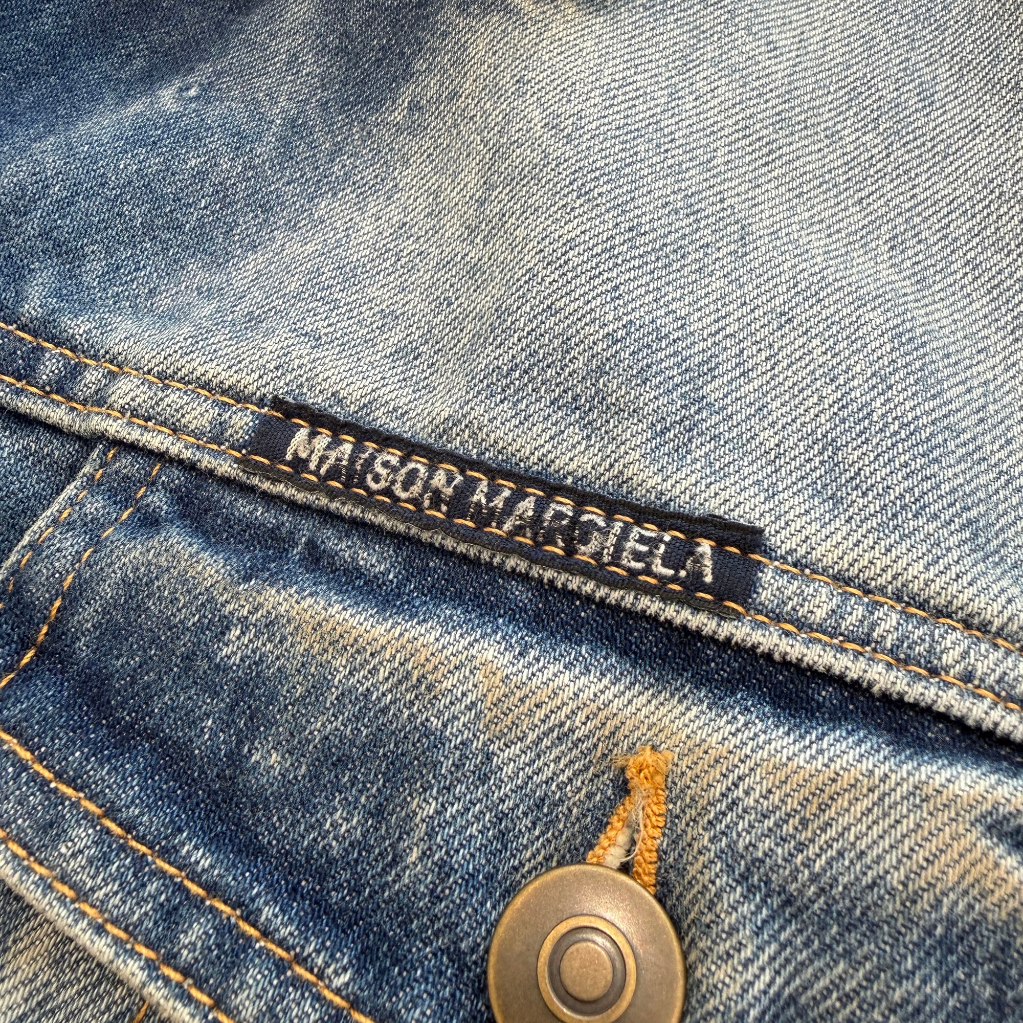 Maison Margiela 2026SS Washed Cotton Denim Jacket S50AM0654 S30561 Size 52 メゾンマルジェラ ウォッシュドコットン デニムジャケット サイズ52