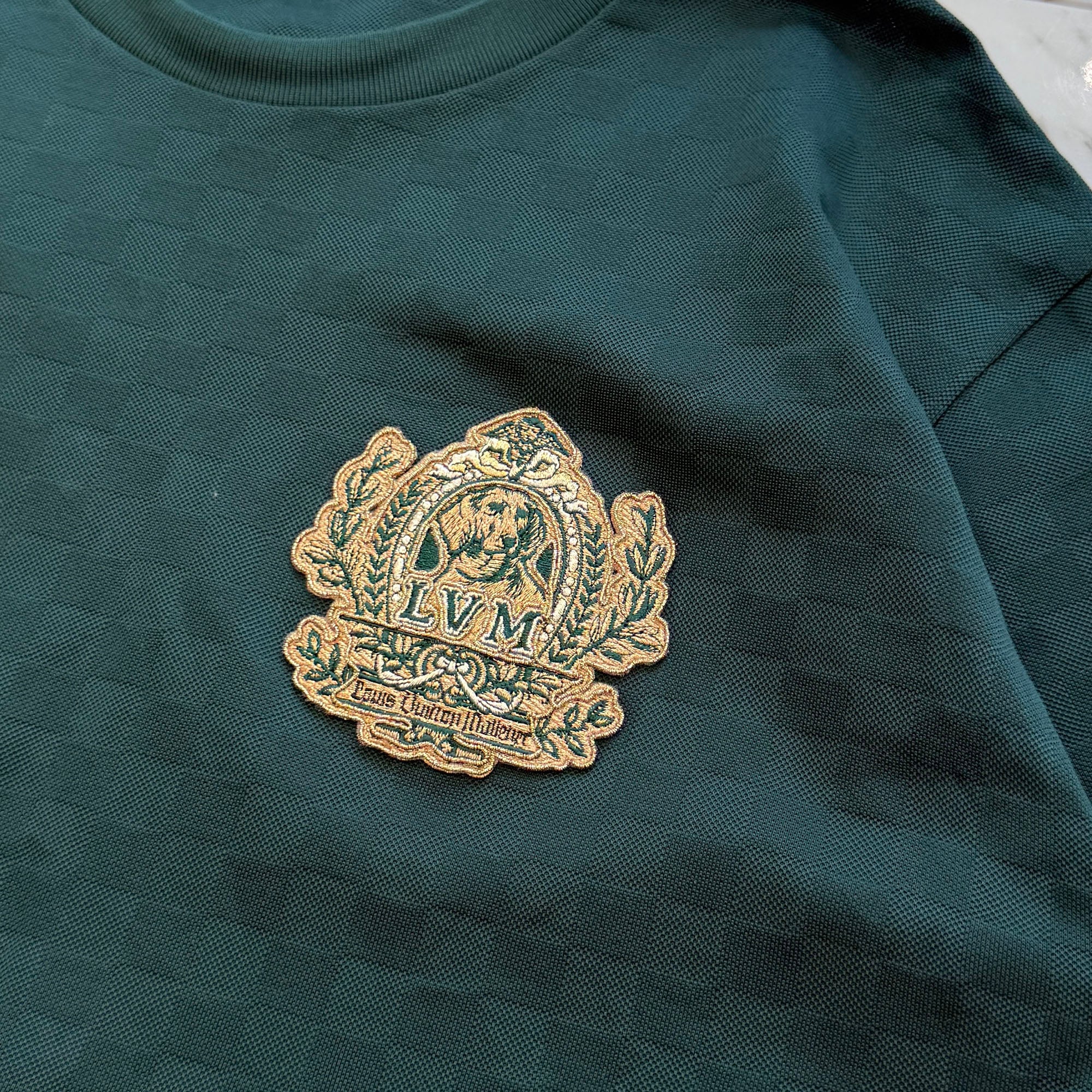 LOUIS VUITTON 2025SS Signature Patch Cotton Tee HSY23W Size XXL ルイヴィトン シグネチャーパッチ コットンTシャツ サイズXXL