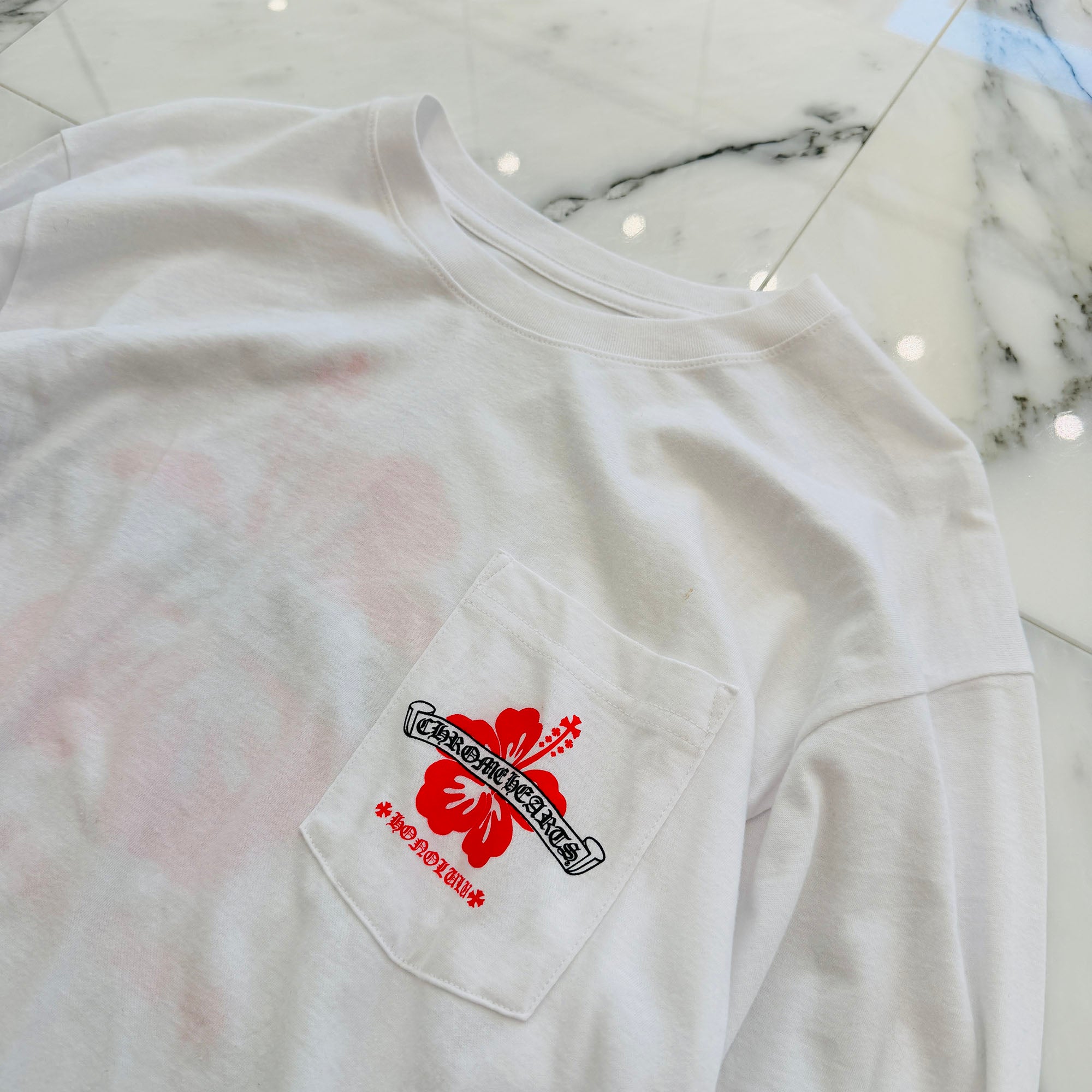 CHROME HEARTS Honolulu Limited Back Scroll Logo L/S Tee Size L クロムハーツ ホノルル限定バックスクロールロゴロングスリーブTシャツ サイズL