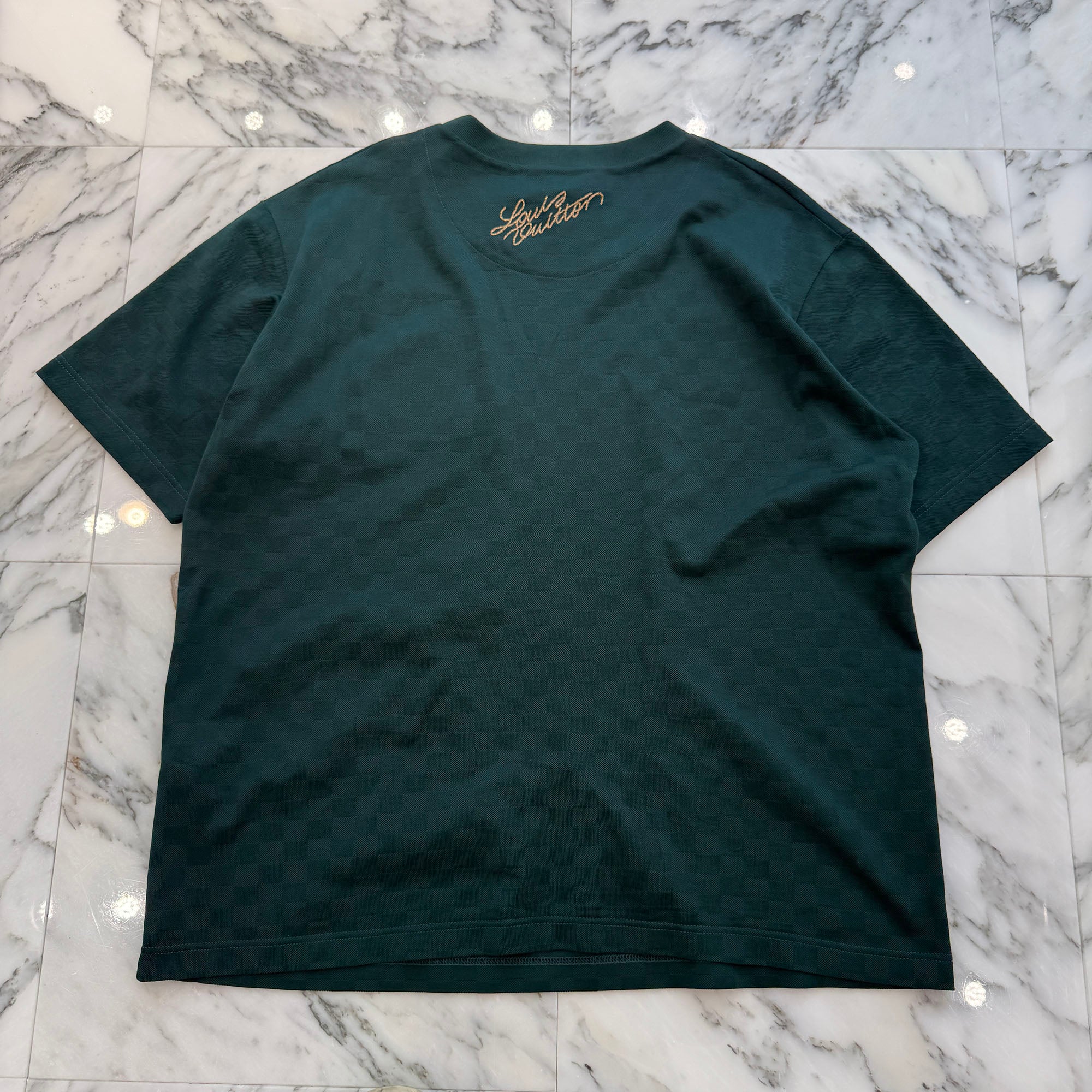 LOUIS VUITTON 2025SS Signature Patch Cotton Tee HSY23W Size XXL ルイヴィトン シグネチャーパッチ コットンTシャツ サイズXXL