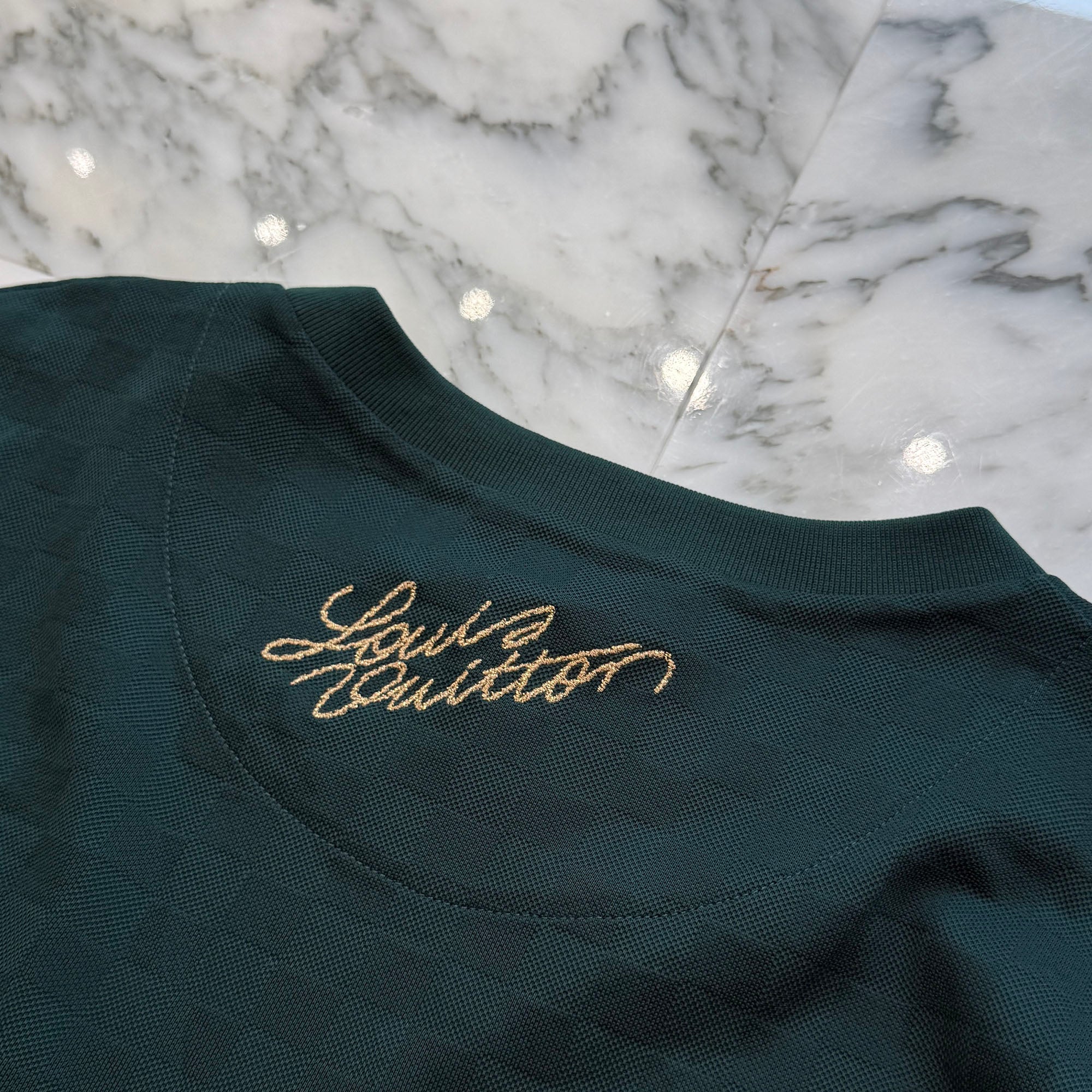 LOUIS VUITTON 2025SS Signature Patch Cotton Tee HSY23W Size XXL ルイヴィトン シグネチャーパッチ コットンTシャツ サイズXXL