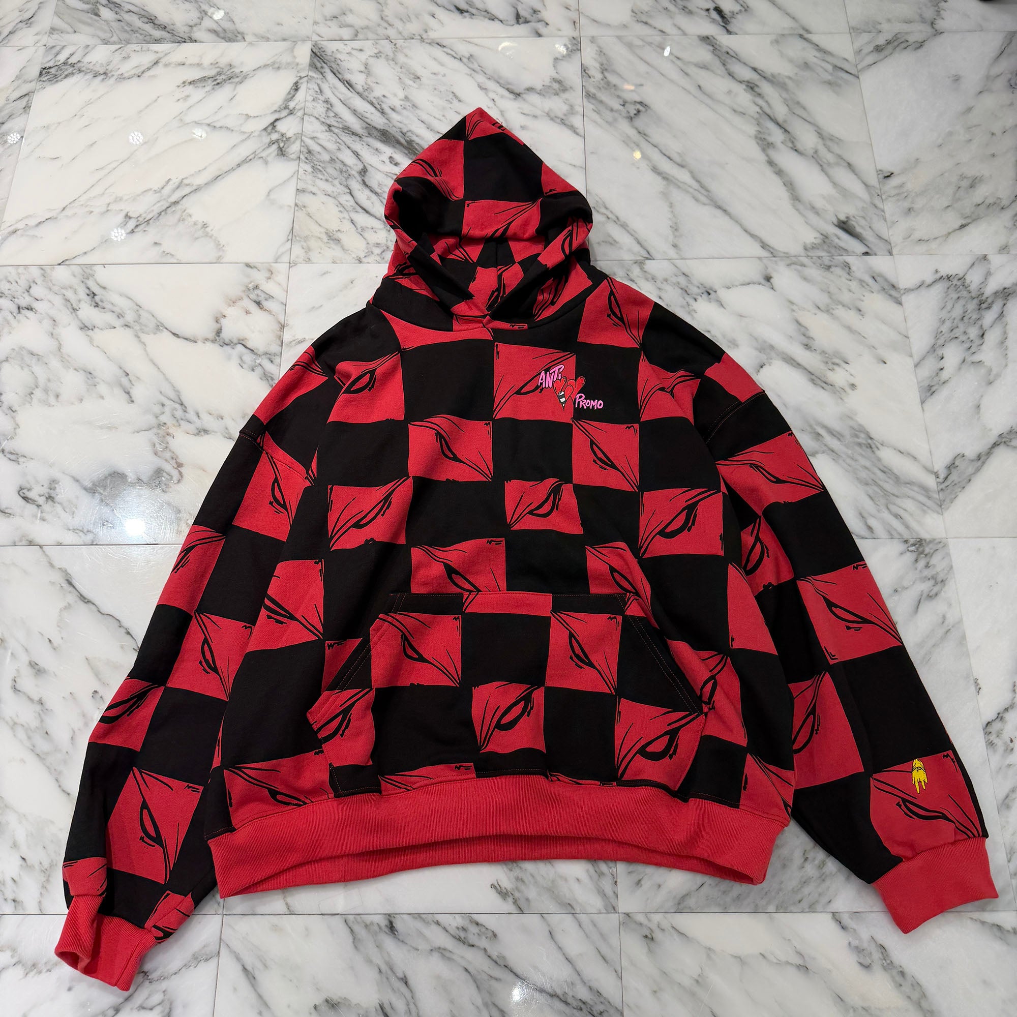 MATTY BOY ANTI PROMO 99 Eyes Pullover Hoodie Size XXL マッティボーイ アンティ プロモ 99アイズ プルオーバーフーディ サイズXXL