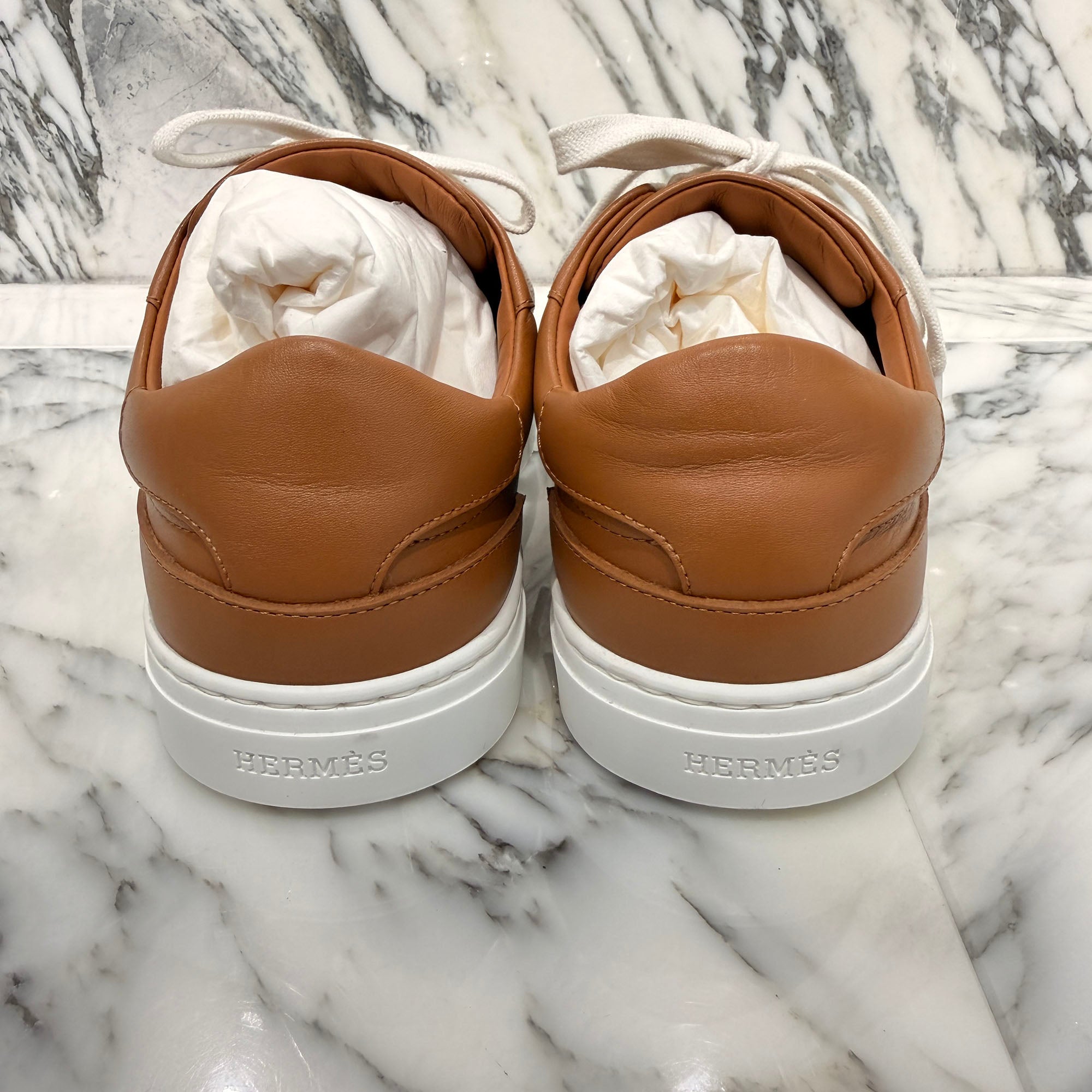 HERMES Sneakers "DAY" RG212256Z Size 35 1/2 (23.0cm～23.5cm) エルメス スニーカー "デイ" ナチュラル サイズ35 1/2 (23.0cm～23.5cm)