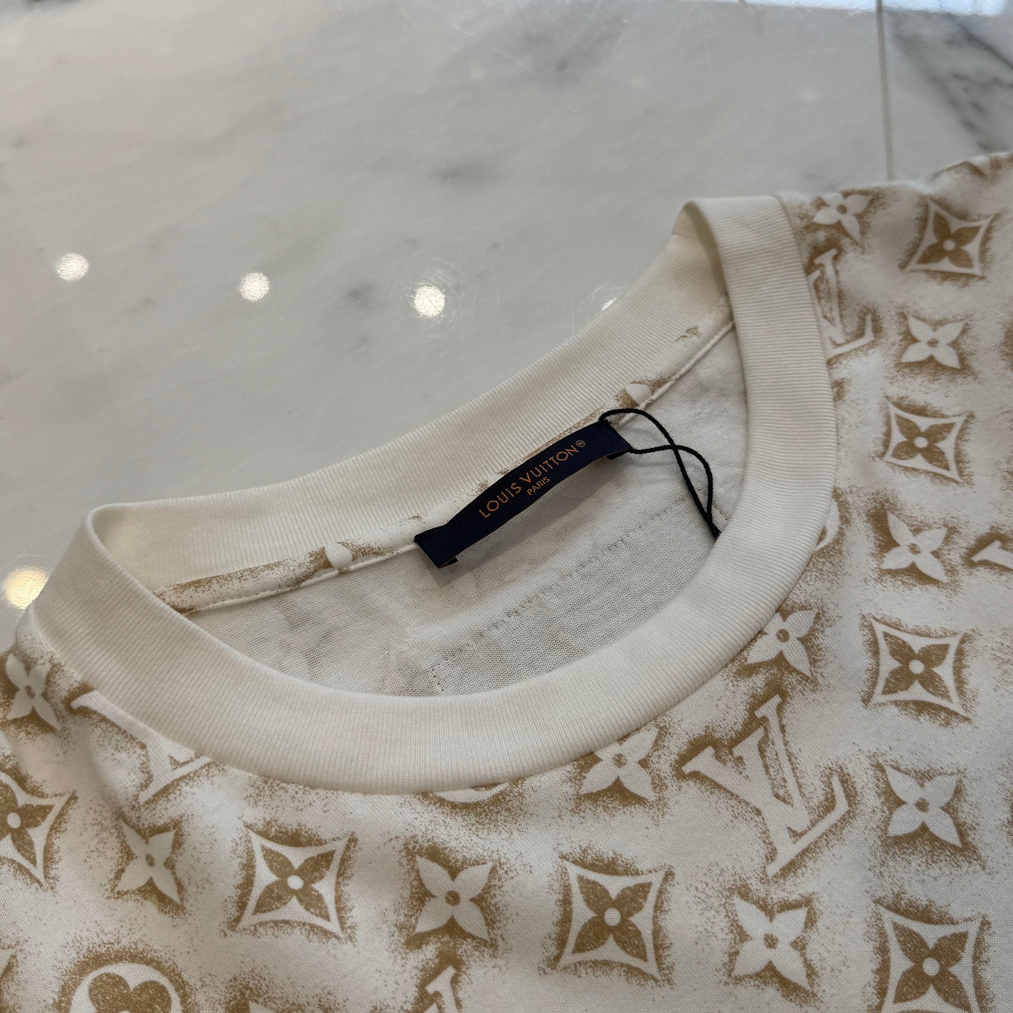 LOUIS VUITTON 2023AW Monogram Crewneck Cotton Tee HPY15W Size 5L ルイヴィトン モノグラム クルーネック コットンTシャツ サイズ5L