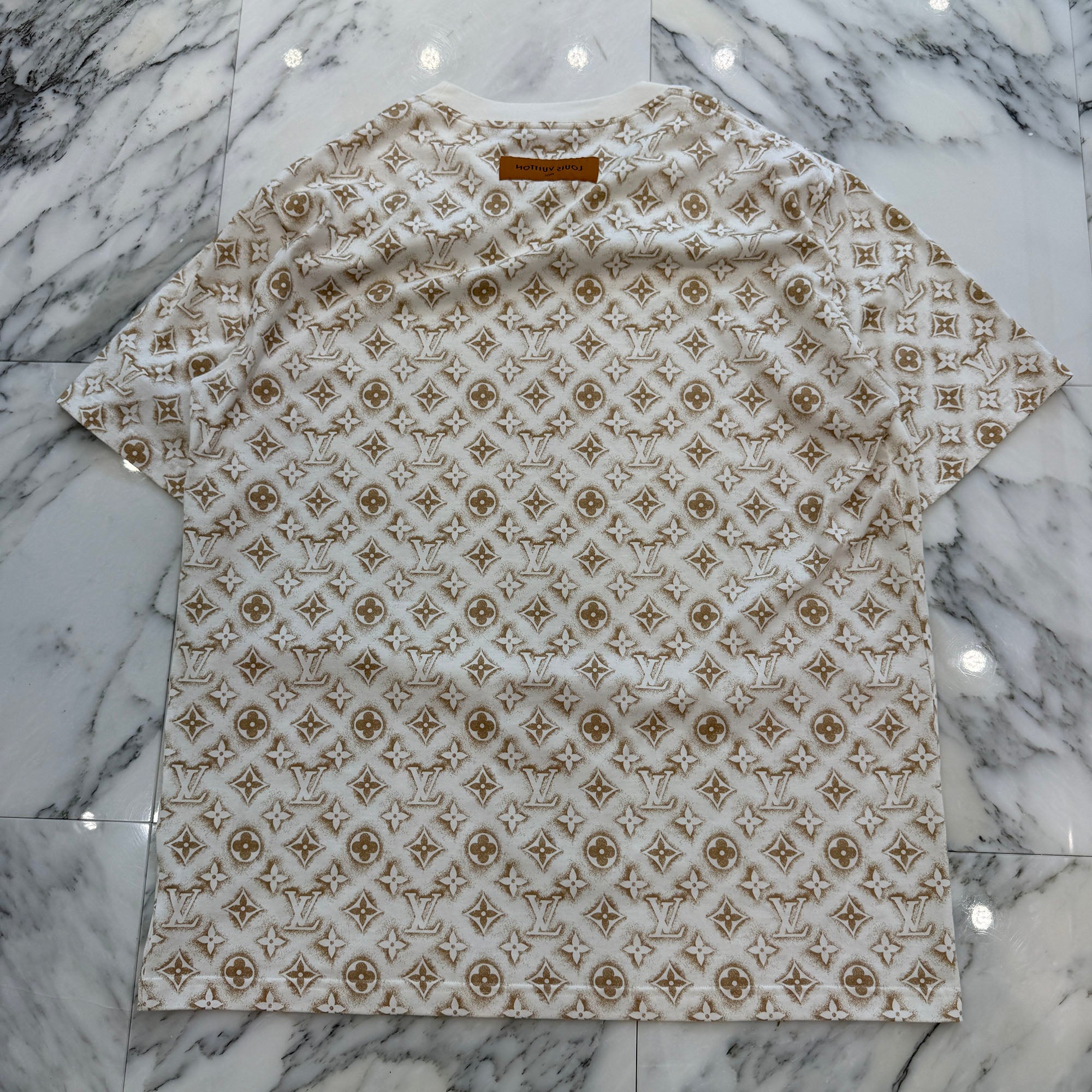LOUIS VUITTON 2023AW Monogram Crewneck Cotton Tee HPY15W Size 5L ルイヴィトン モノグラム クルーネック コットンTシャツ サイズ5L
