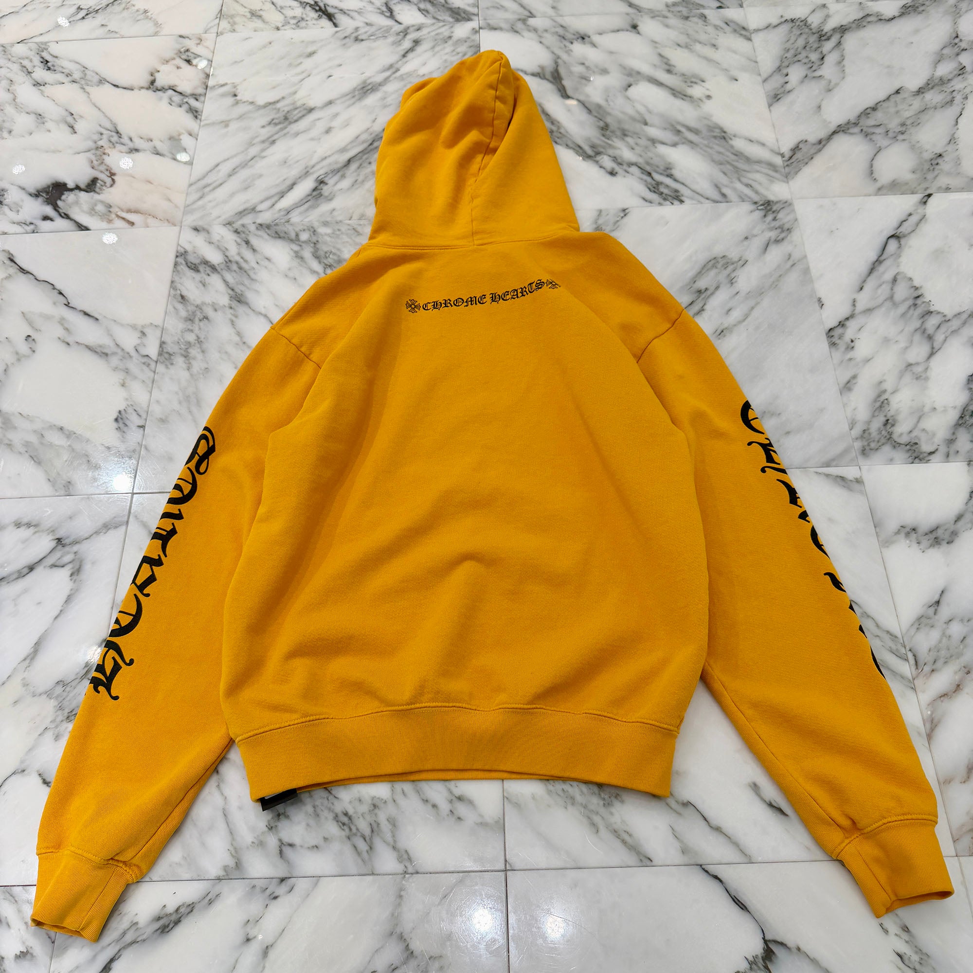 CHROME HEARTS Vertical Logo Pullover Hoodie Size M クロムハーツ バーティカルアームロゴ プルオーバーフーディー サイズM