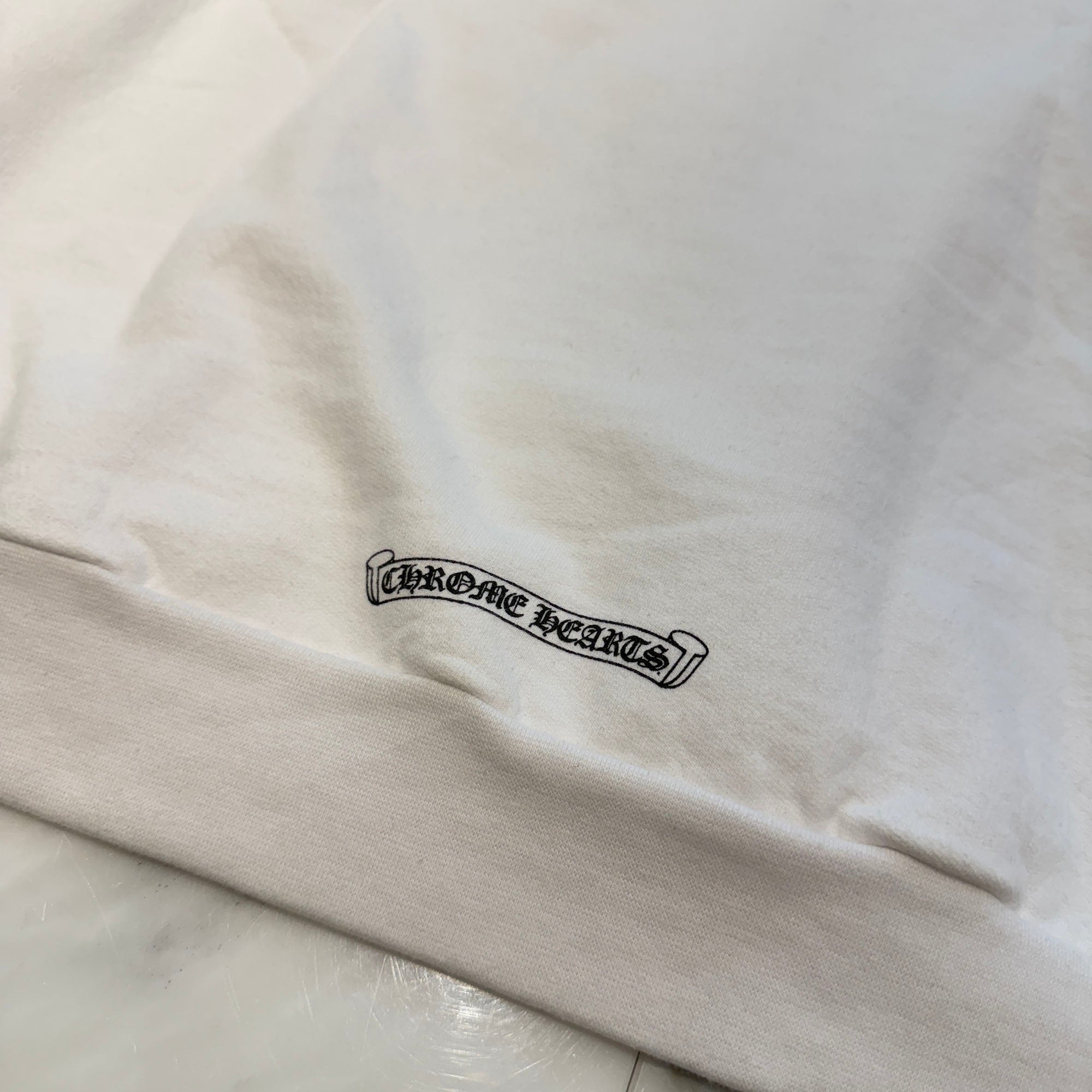 CHROME HEARTS Neck Logo Crewneck Sweatshirt Size XL クロムハーツ ネックロゴ クルーネック スウェットシャツ サイズXL