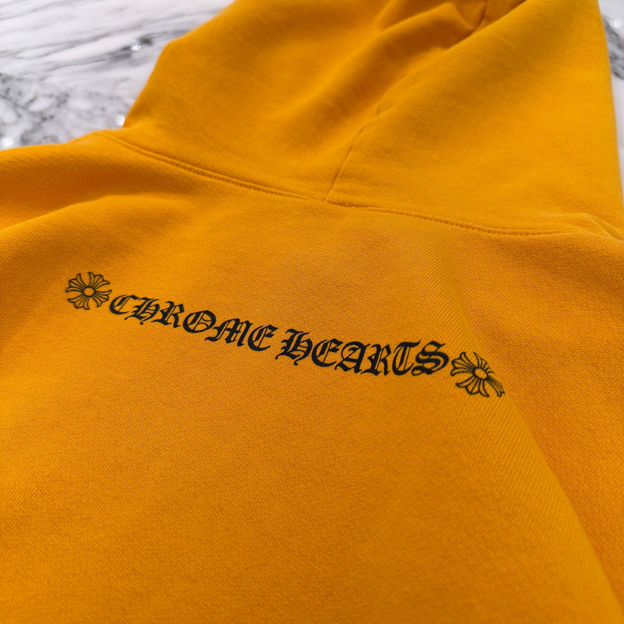CHROME HEARTS Vertical Logo Pullover Hoodie Size M クロムハーツ バーティカルアームロゴ プルオーバーフーディー サイズM