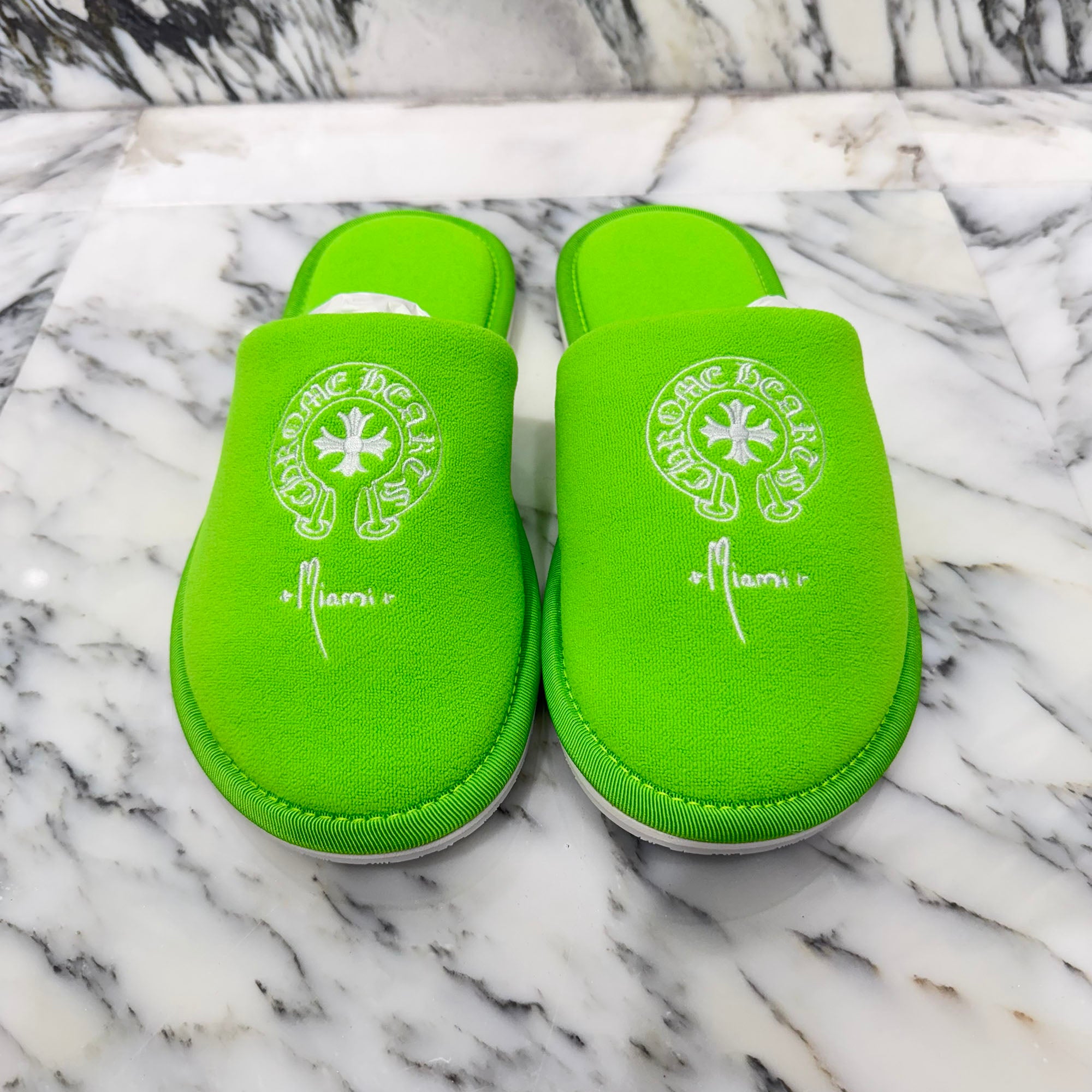 CHROME HEARTS Miami Limited Horseshoe Hotel Slippers Sandals Size M クロムハーツ マイアミ限定 ホースシューホテルスリッパ サンダル サイズM