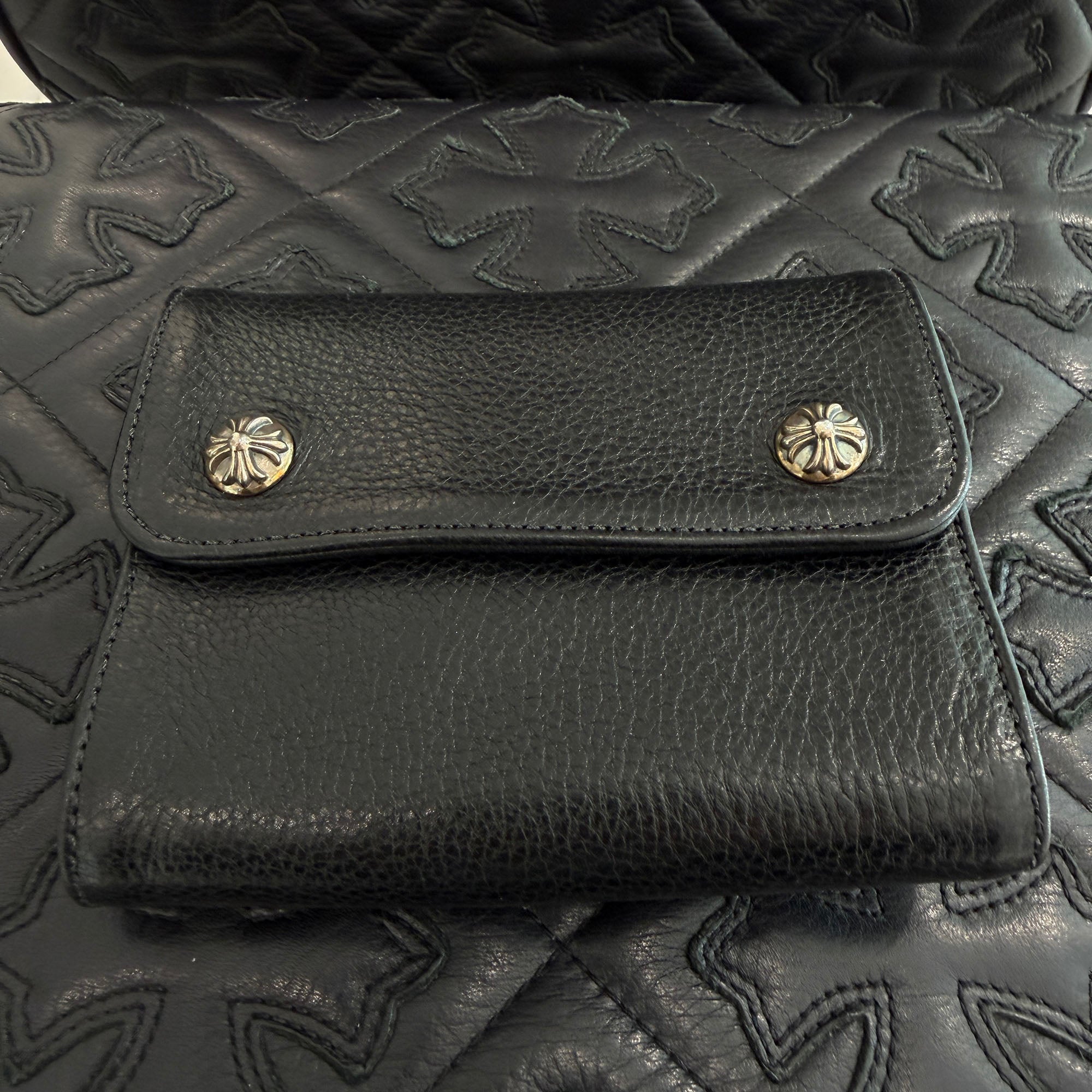 CHROME HEARTS Wave Mini Cross Ball Wallet クロムハーツ ウェーブ ミニ クロスボール ウォレット