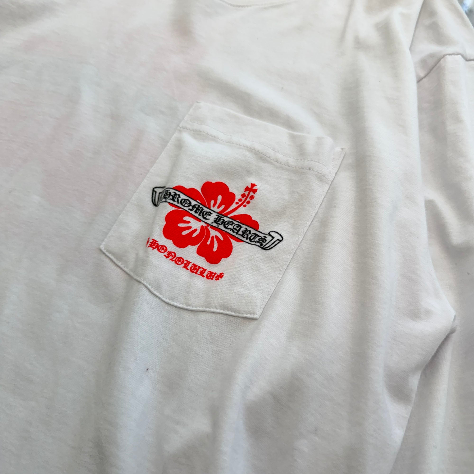 CHROME HEARTS Honolulu Limited Back Scroll Logo Long Sleeve Tee Size L クロムハーツ ホノルル限定 バックスクロールロゴ ロングスリーブTシャツ サイズL