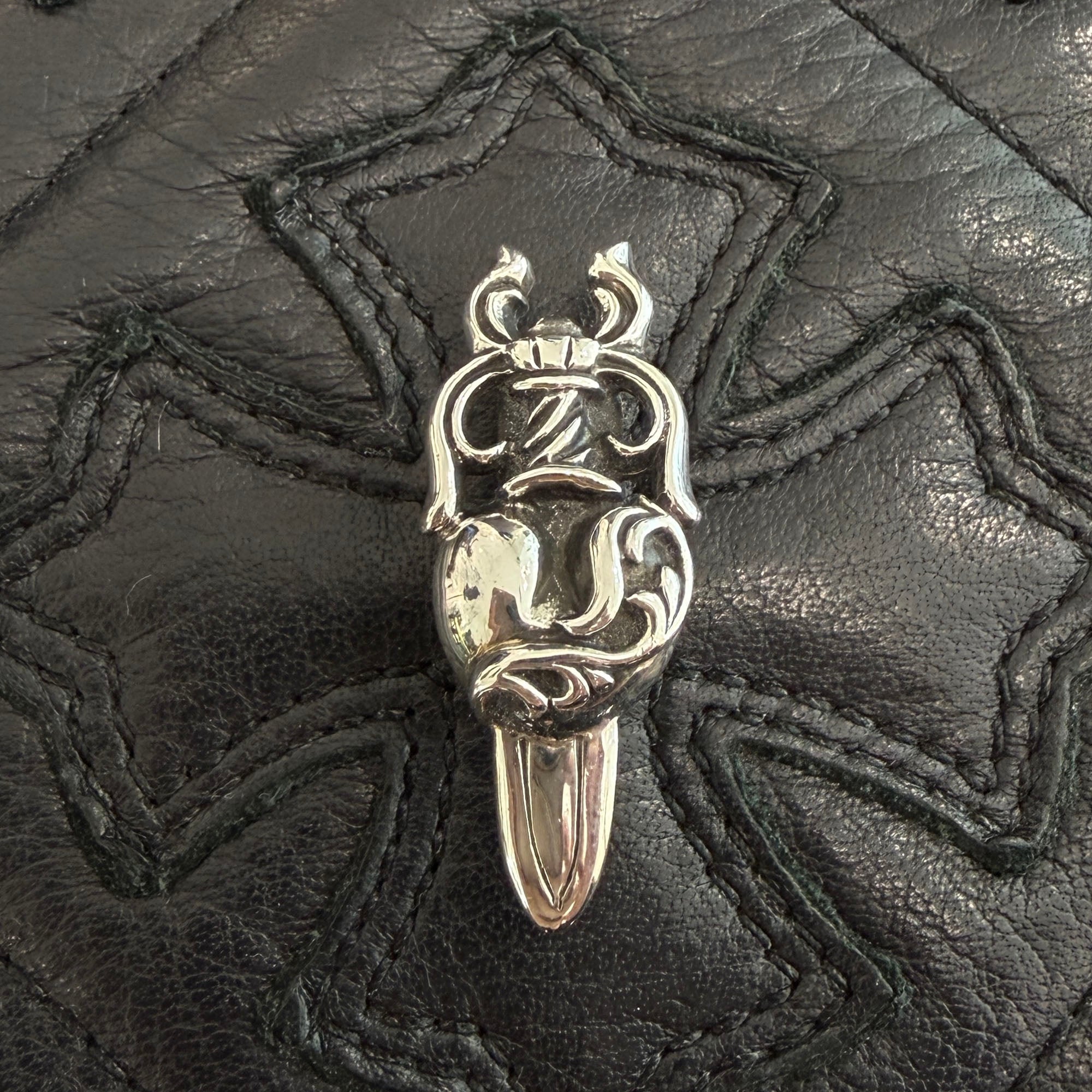 CHROME HEARTS DAGGER HEART HAIR BAND クロムハーツ ダガーハート ヘアバンド