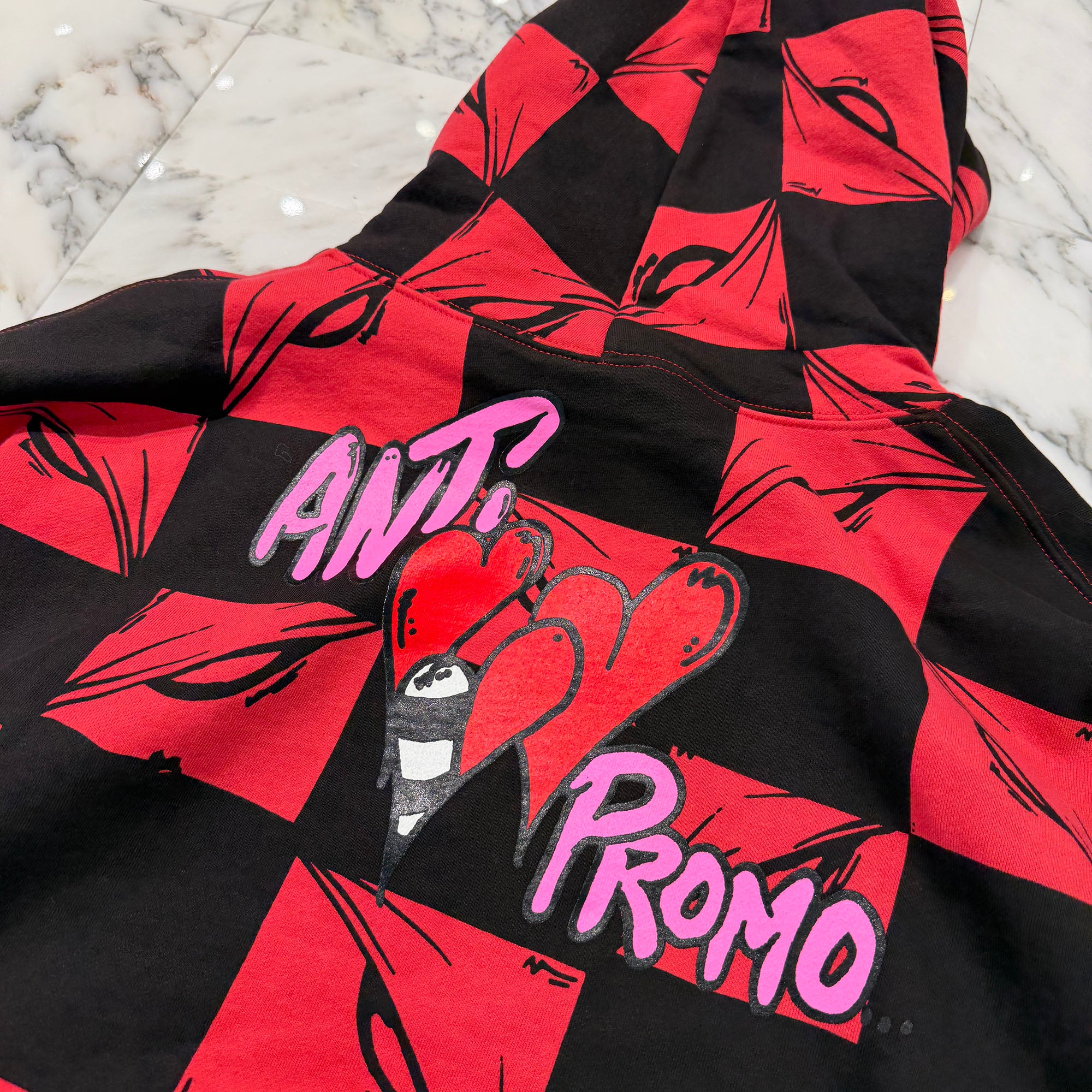 MATTY BOY ANTI PROMO 99 Eyes Pullover Hoodie Size XL マッティボーイ アンティ プロモ 99アイズ プルオーバーフーディ サイズXL
