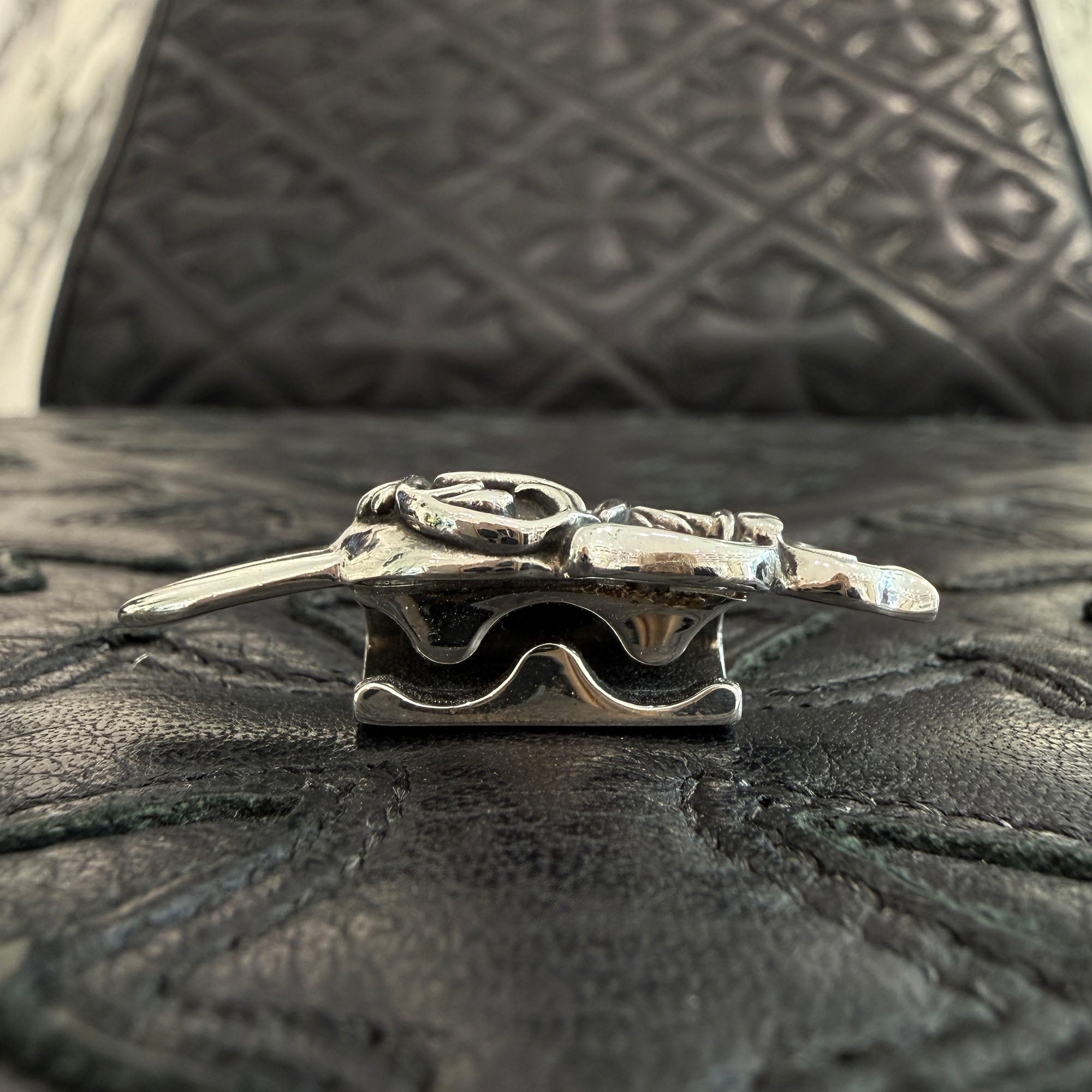 CHROME HEARTS DAGGER HEART HAIR BAND クロムハーツ ダガーハート ヘアバンド
