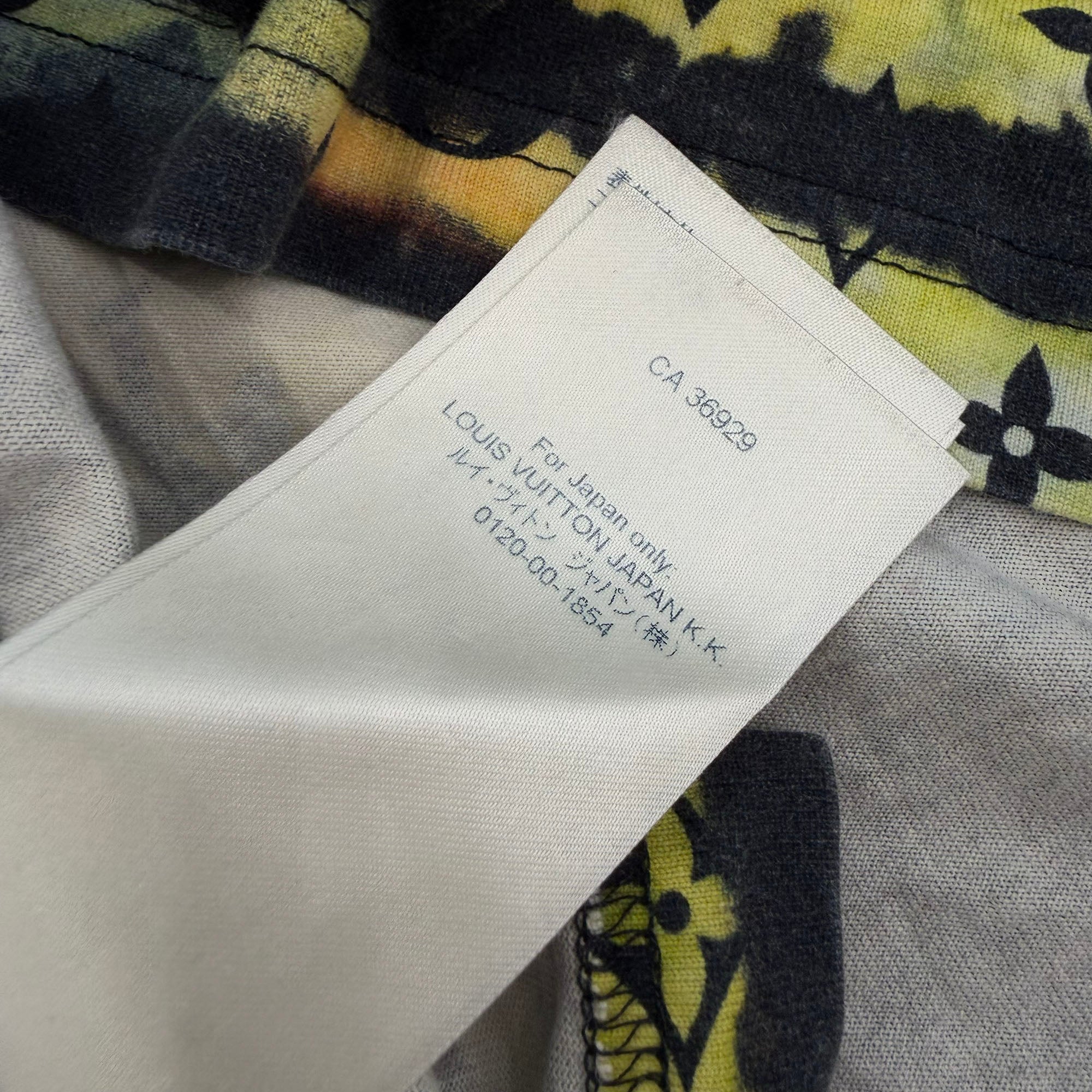 LOUIS VUITTON 2021AW Tie Dye Monogram Cotton Tee HLY31W Size L ルイヴィトン タイダイ モノグラム コットンTシャツ サイズL