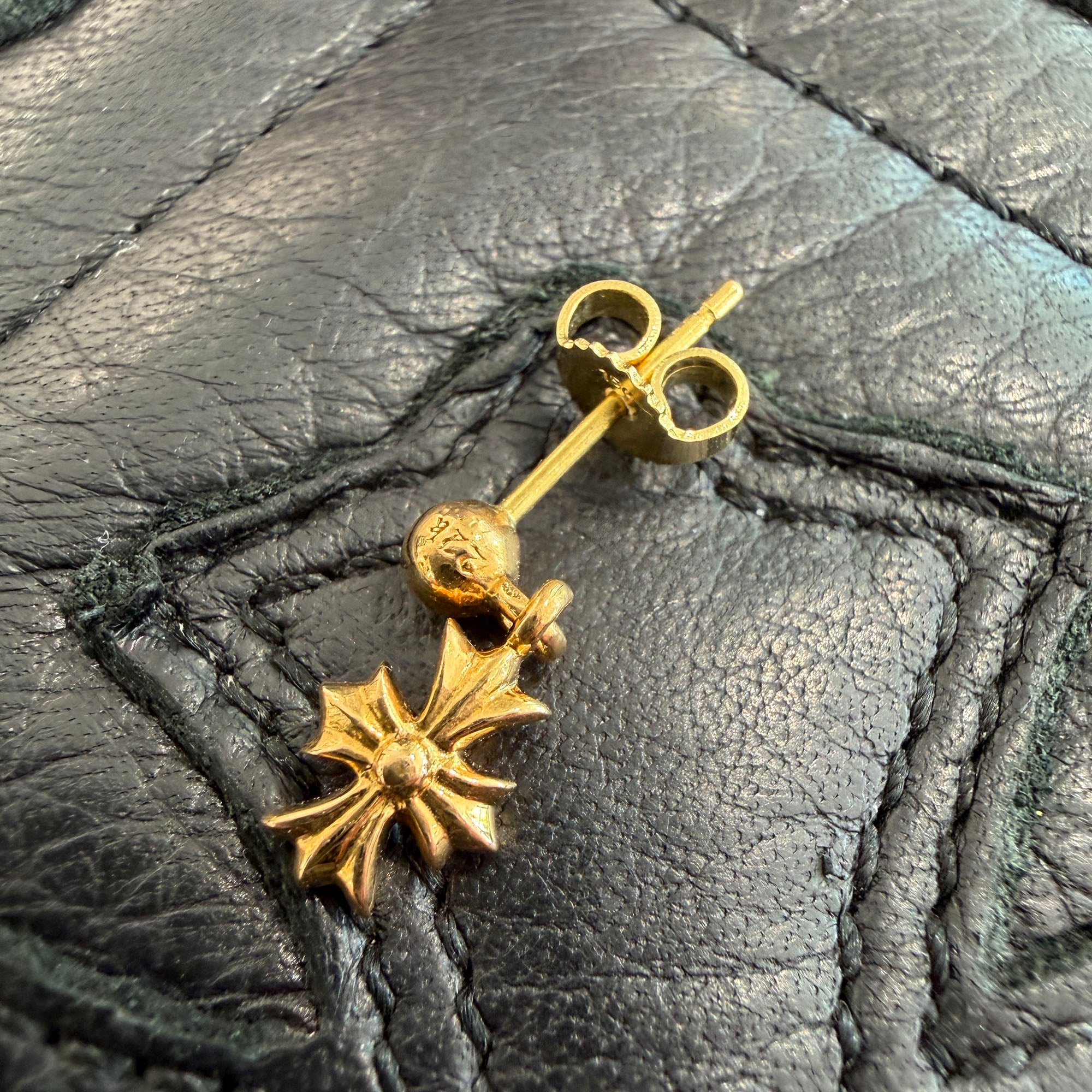 CHROME HEARTS 22K TINY E CH PLUS Earring クロムハーツ 22K タイニー