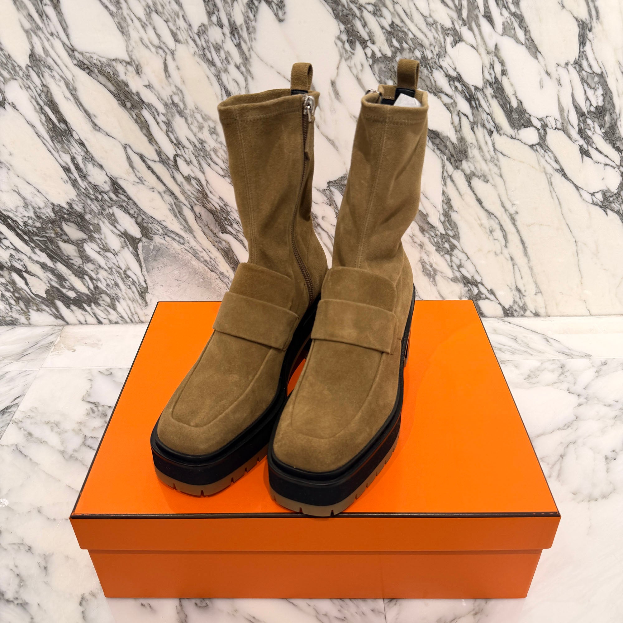 HERMES Florence 55 Chunky Size 35 1/2 (23.0cm～23.5cm) エルメス フローレンス 55 チャンキー Size 35 1/2 (23.0cm～23.5cm)