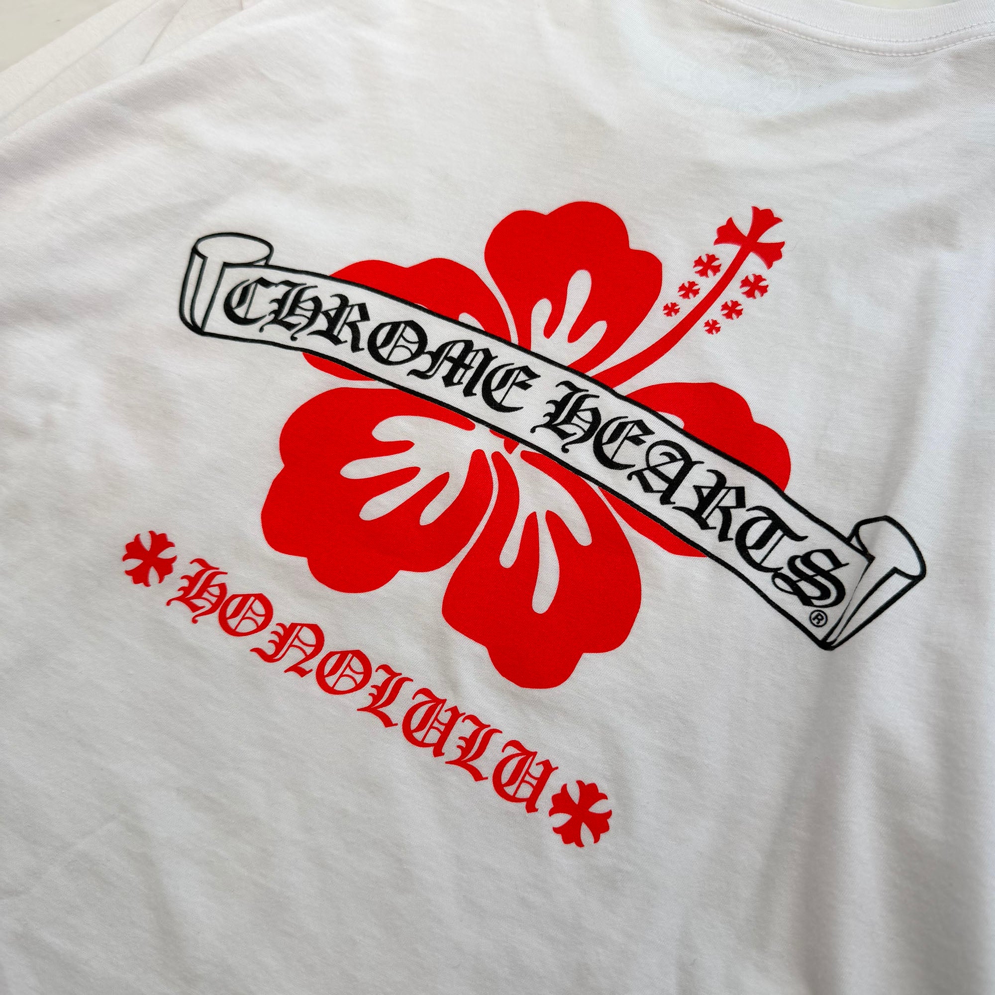 CHROME HEARTS Honolulu Limited Back Scroll Logo Long Sleeve Tee Size L クロムハーツ ホノルル限定 バックスクロールロゴ ロングスリーブTシャツ サイズL