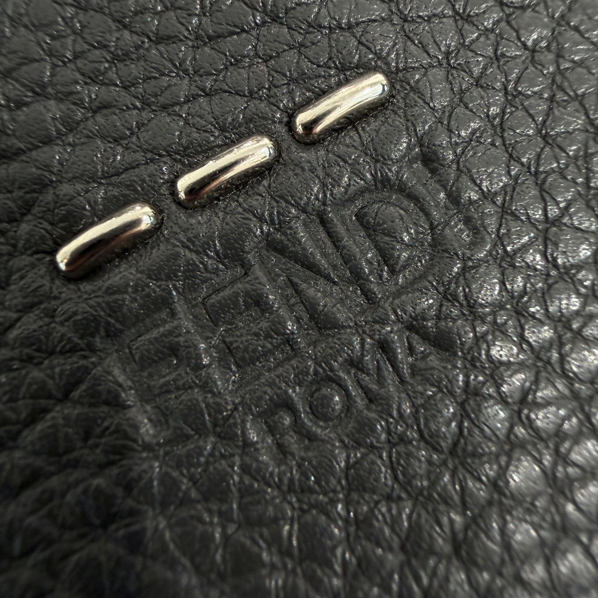 FENDI Selleria Clutch Leather Bag 7M0225 07N フェンディ セレリア クラッチ レザーバッグ