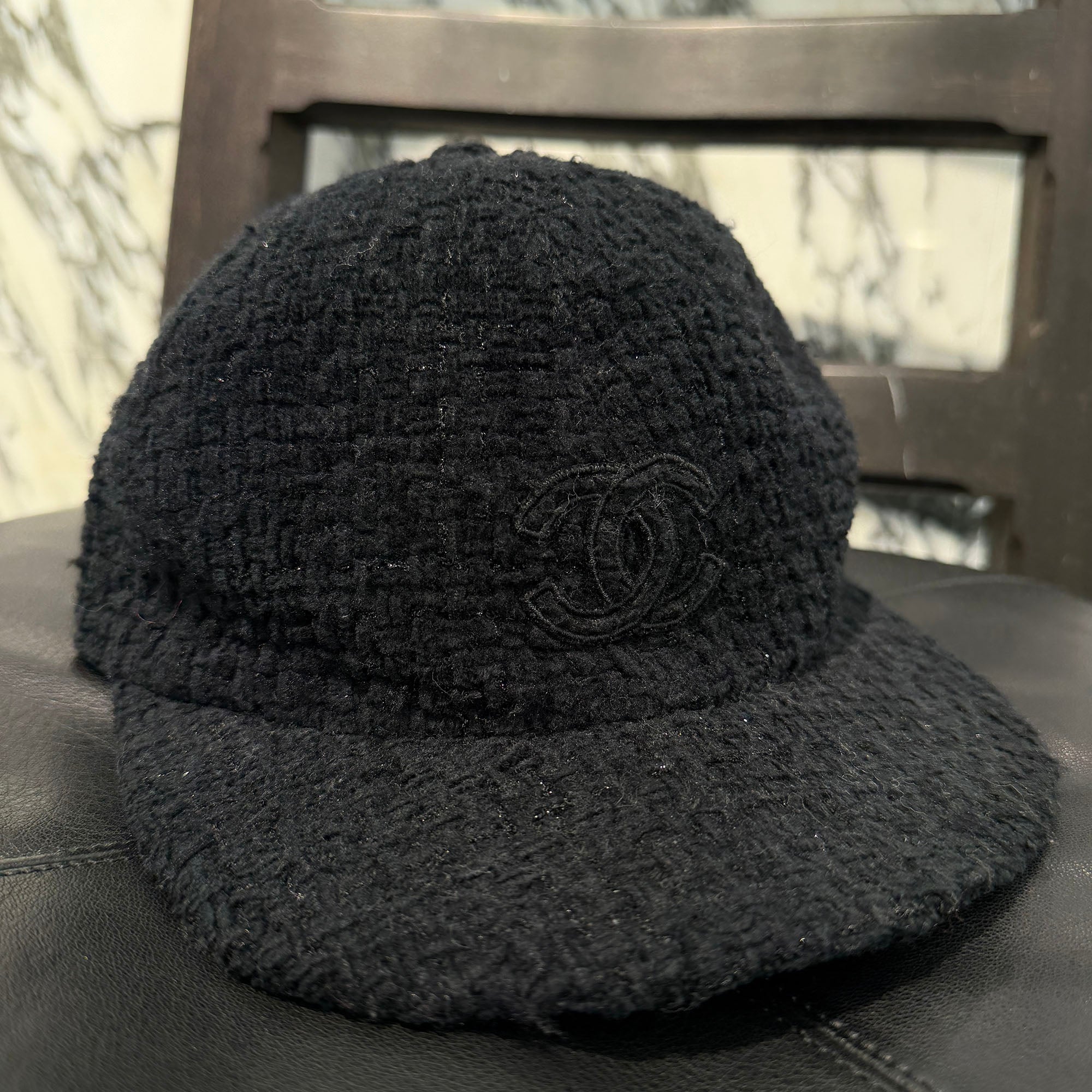CHANEL 2023AW Tweed Cotton Cap AA8562 B09111 94305 Size L シャネル ツイードコットンキャップ サイズL