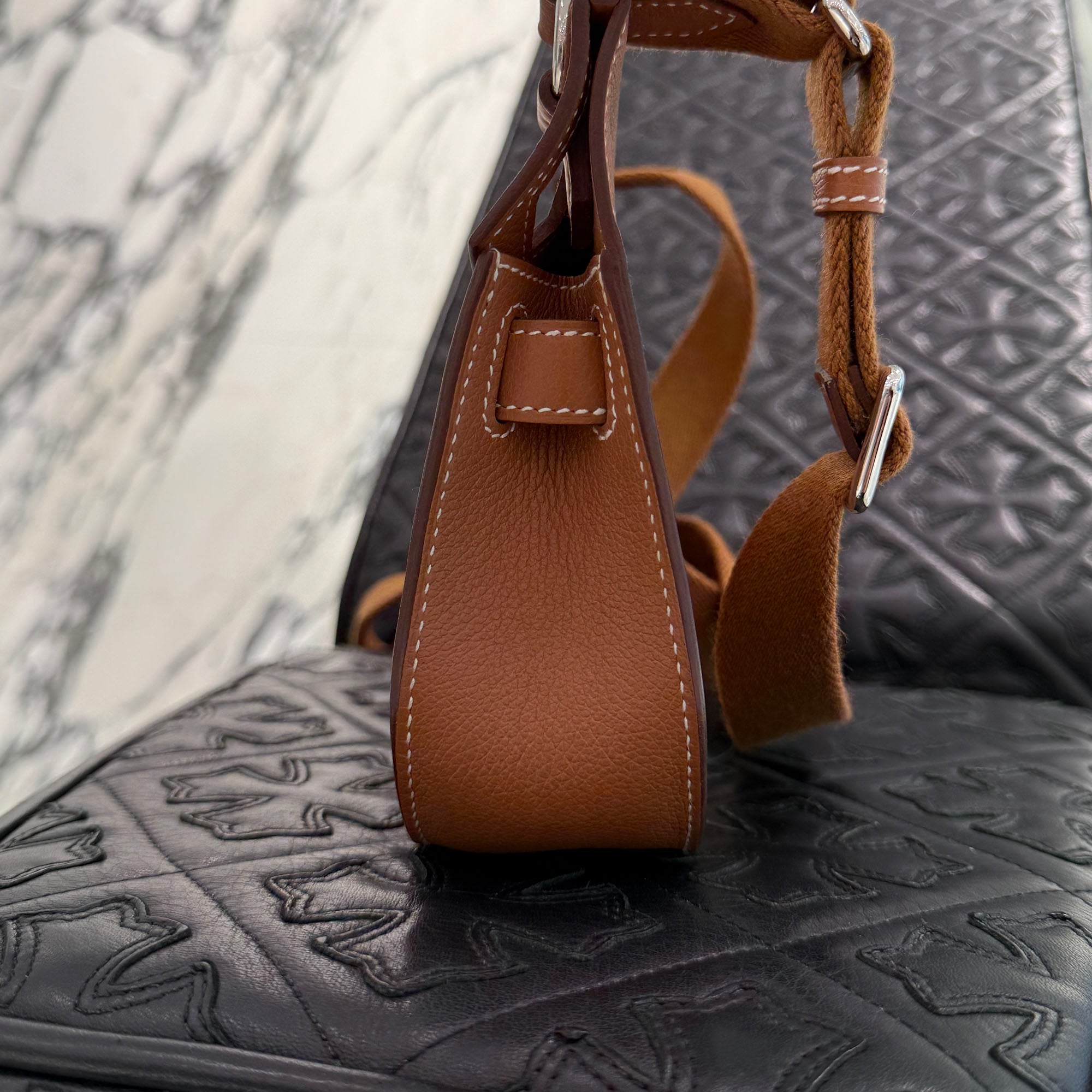HERMES Jypsiere Mini "GOLD" Shoulder Bag B刻印 エルメス ジプシエール ミニ "ゴールド" ショルダーバッグ B刻印
