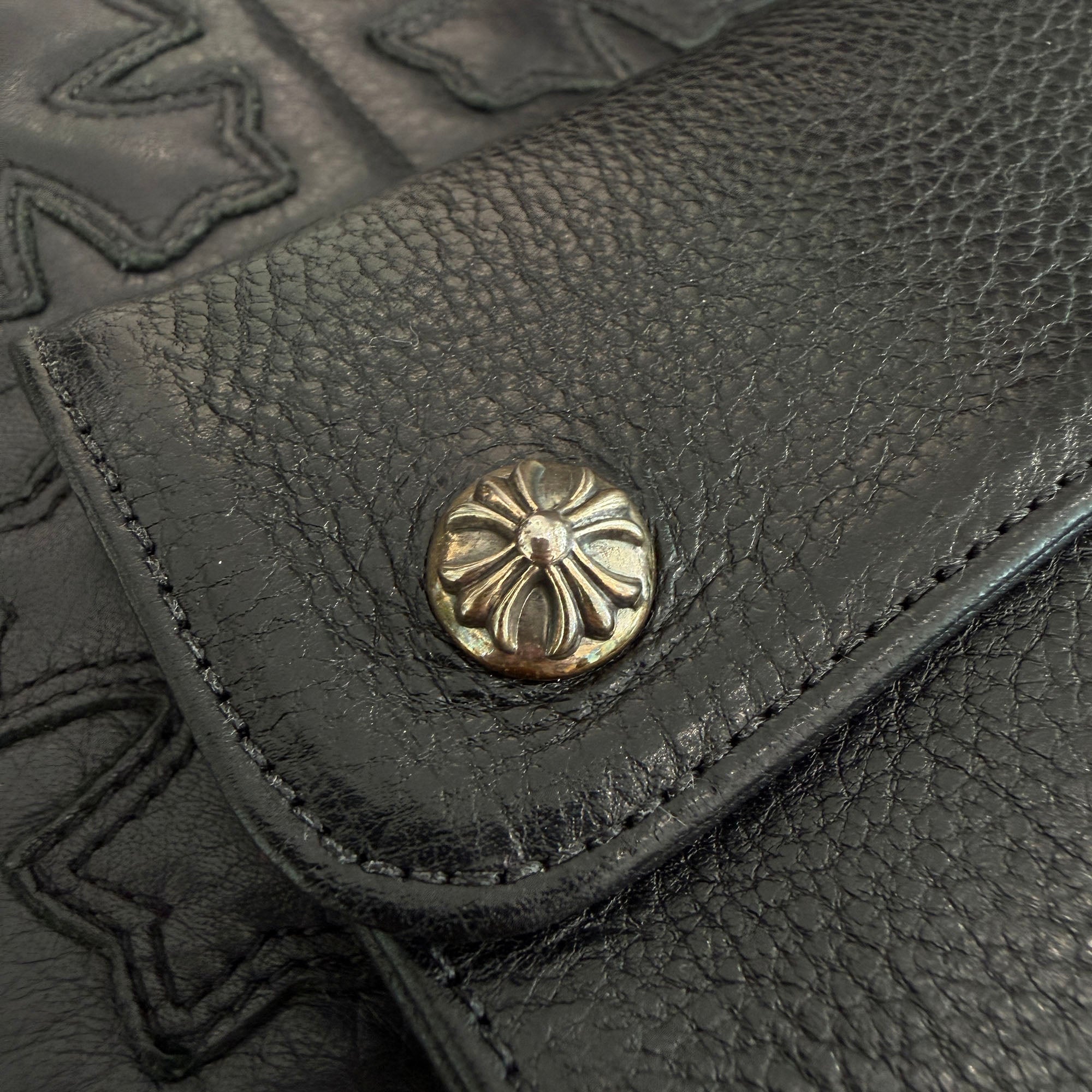 CHROME HEARTS Wave Mini Cross Ball Wallet クロムハーツ ウェーブ ミニ クロスボール ウォレット