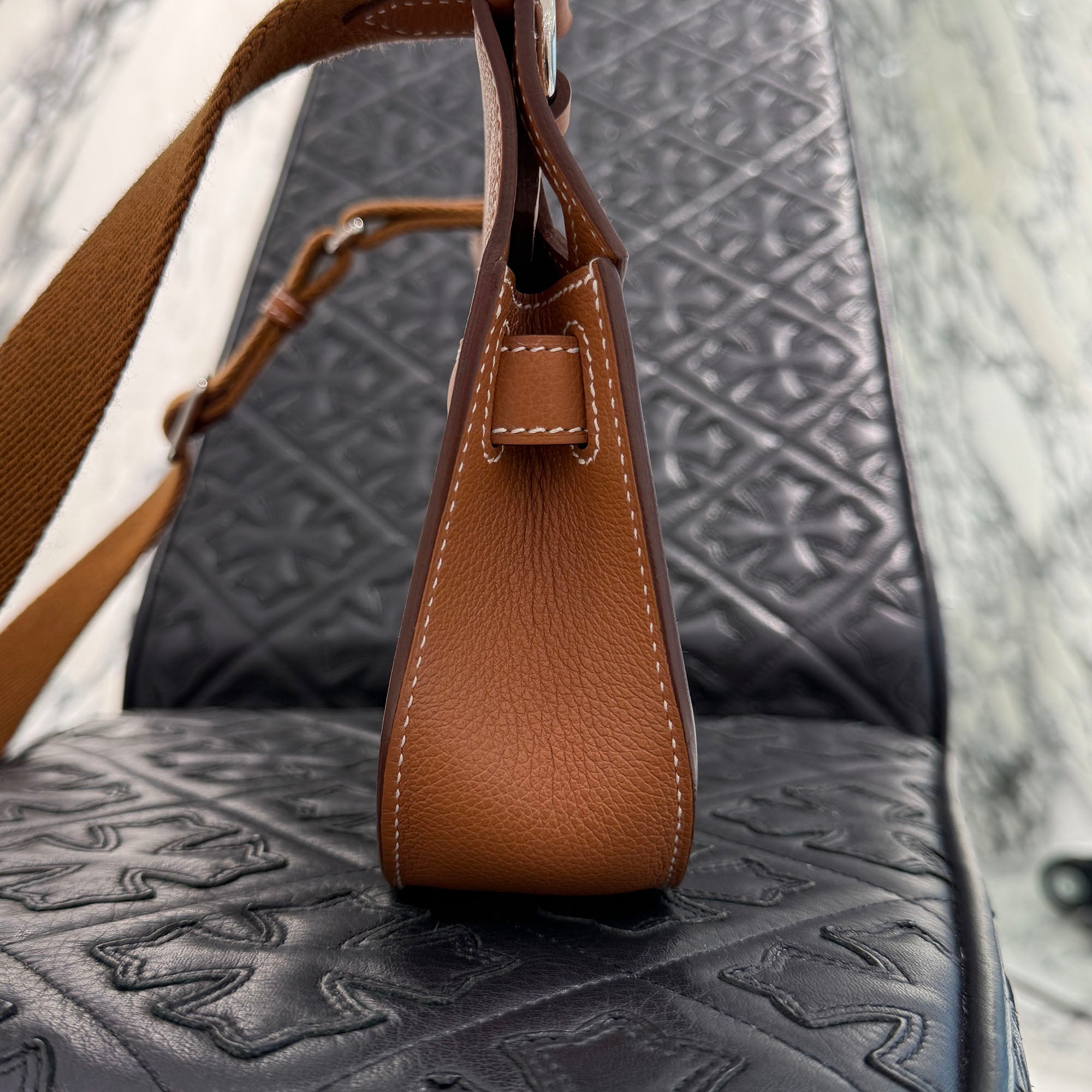 HERMES Jypsiere Mini "GOLD" Shoulder Bag B刻印 エルメス ジプシエール ミニ "ゴールド" ショルダーバッグ B刻印