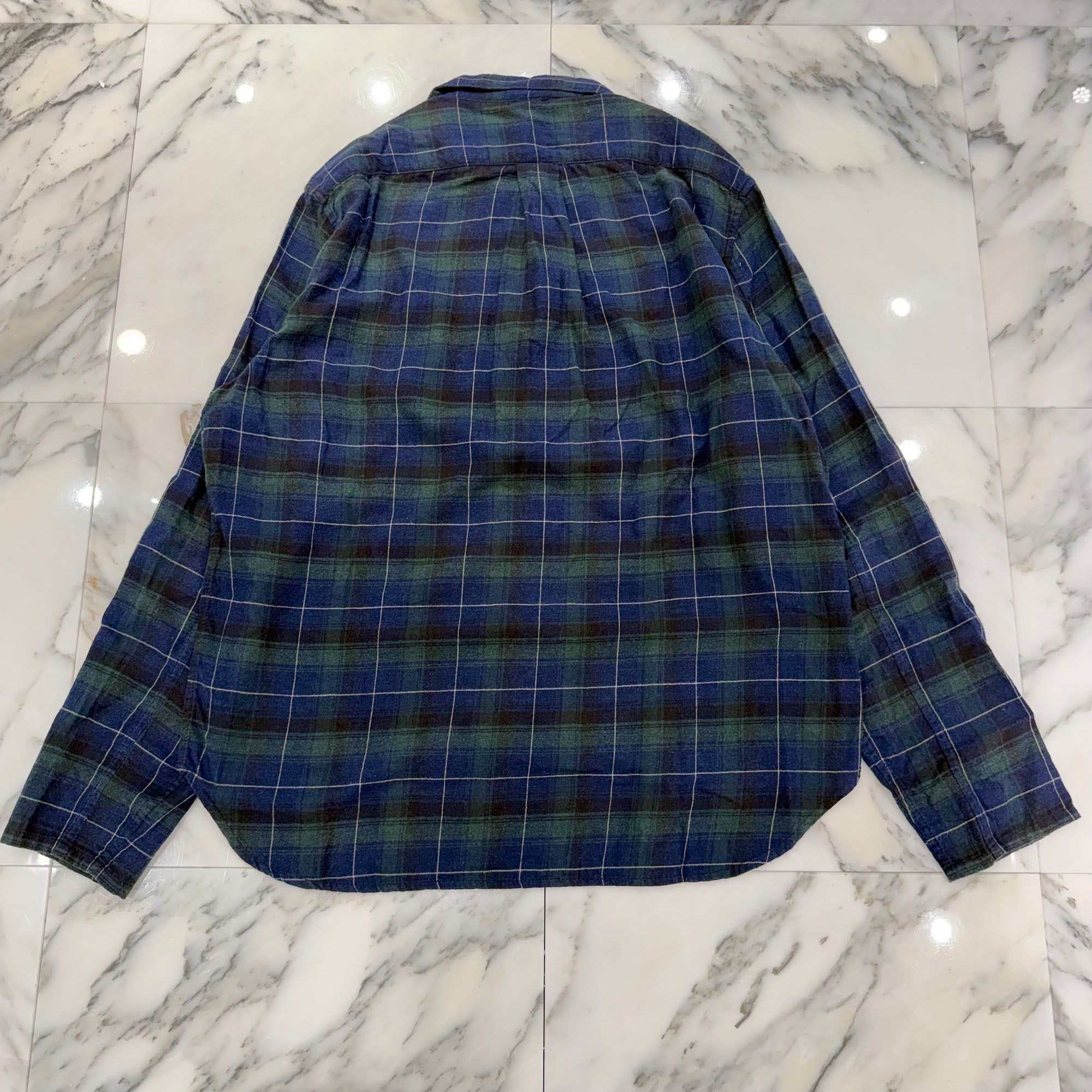 CHROME HEARTS Y NOT HEYWOOD Zip Up Check Shirt Size L クロムハーツ ワイノット ヘイウッド ジップアップ チェックシャツ サイズL