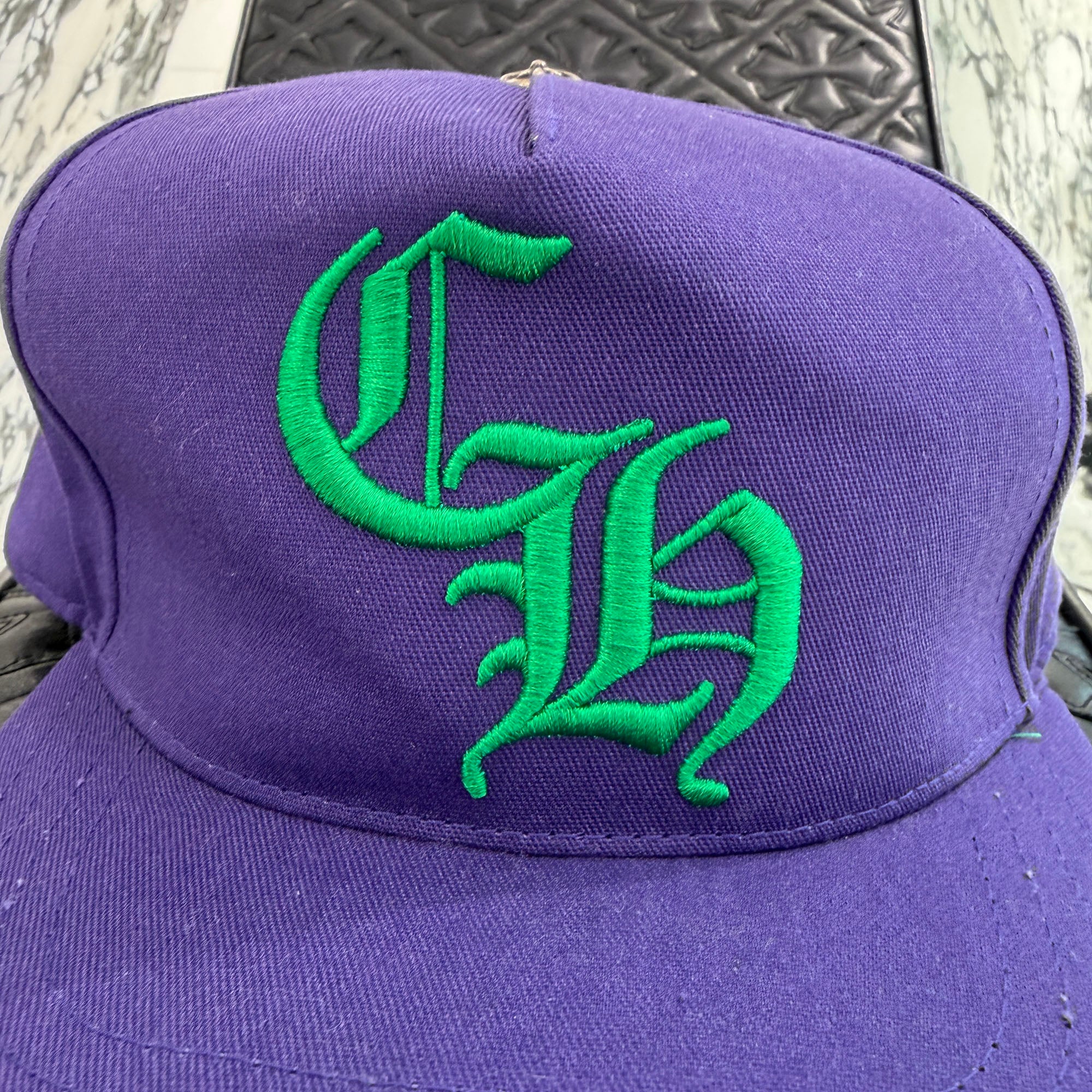 CHROME HEARTS CH Logo Embroidery Trucker Cap Size ONE SIZE (53-60) クロムハーツ CHロゴ刺繍 トラッカーキャップ サイズONE SIZE (53-60)