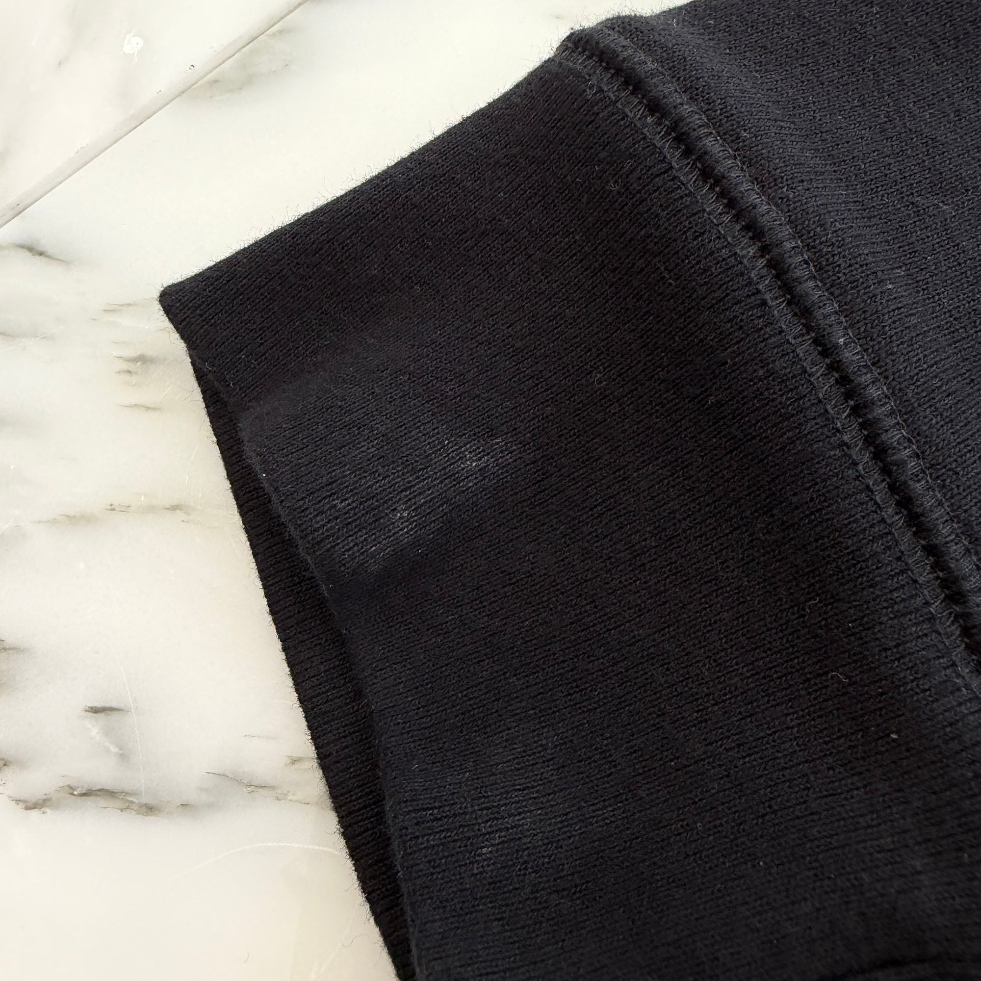 CHROME HEARTS Y NOT Cemetery Cross Leather Patch Zip Up Hoodie Size M クロムハーツ ワイノット セメタリークロスレザーパッチ ジップアップ フーディー サイズM