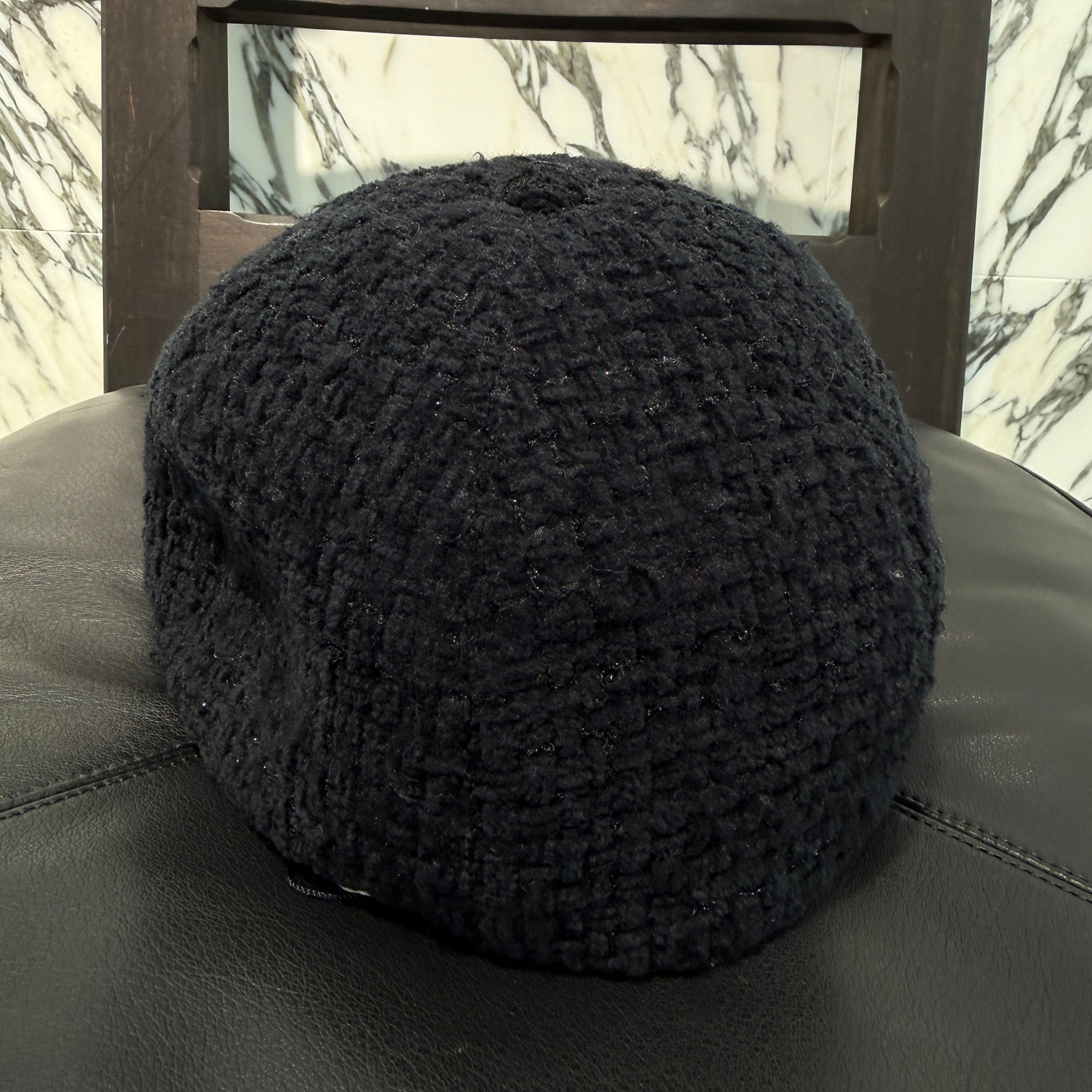 CHANEL 2023AW Tweed Cotton Cap AA8562 B09111 94305 Size L シャネル ツイードコットンキャップ サイズL