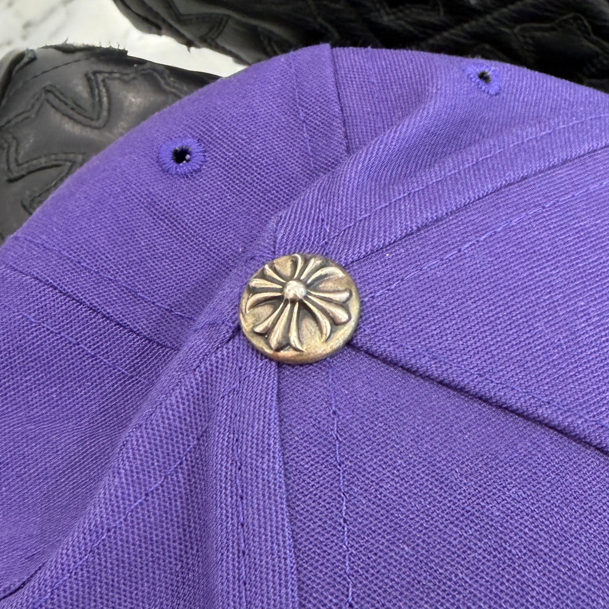 CHROME HEARTS CH Logo Embroidery Trucker Cap Size ONE SIZE (53-60) クロムハーツ CHロゴ刺繍 トラッカーキャップ サイズONE SIZE (53-60)