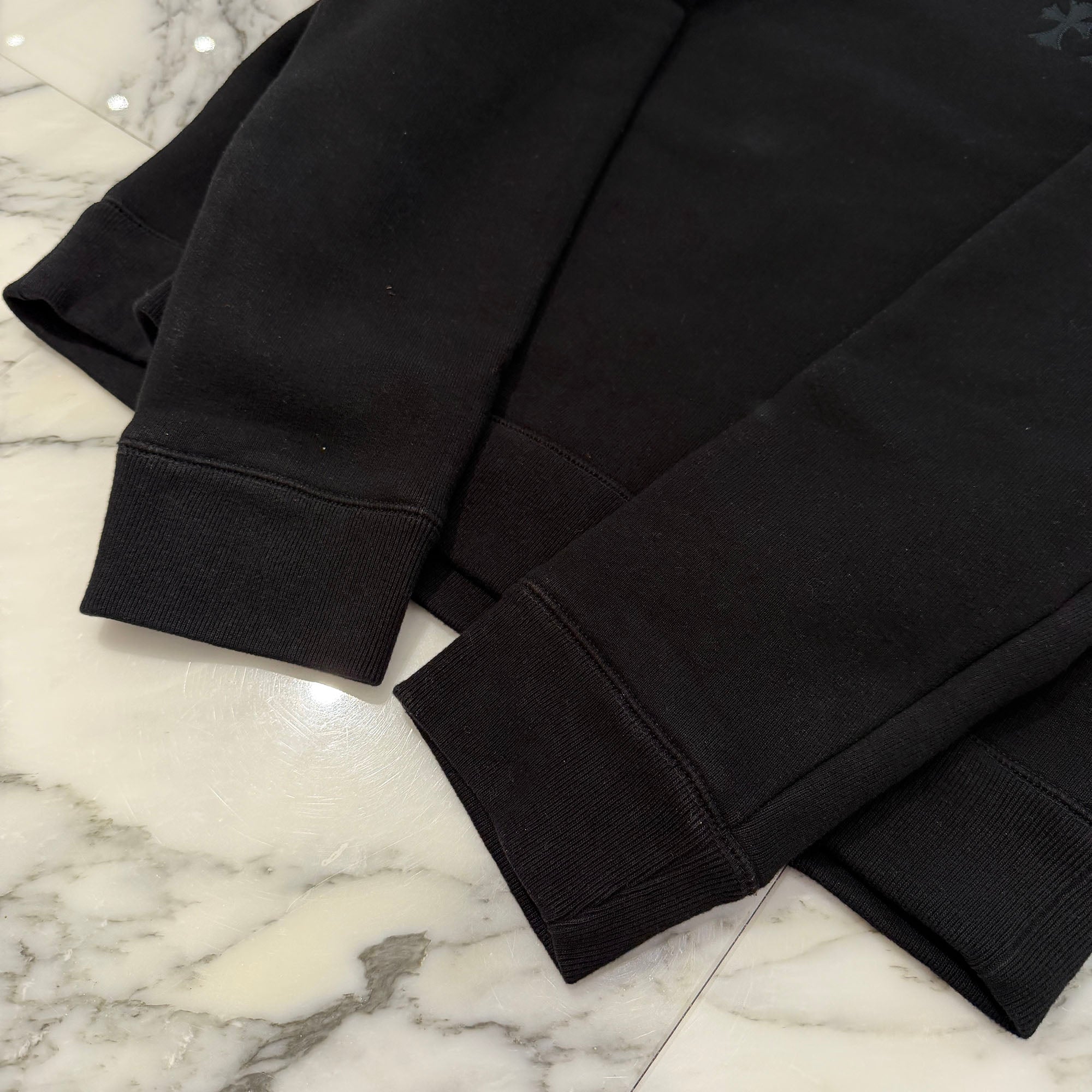 CHROME HEARTS 2025SS Y NOT Cemetery Cross Applique Embroidery Sweatshirt Size L クロムハーツ ワイノット セメタリークロス アップリケ刺繡 スウェットシャツ サイズL
