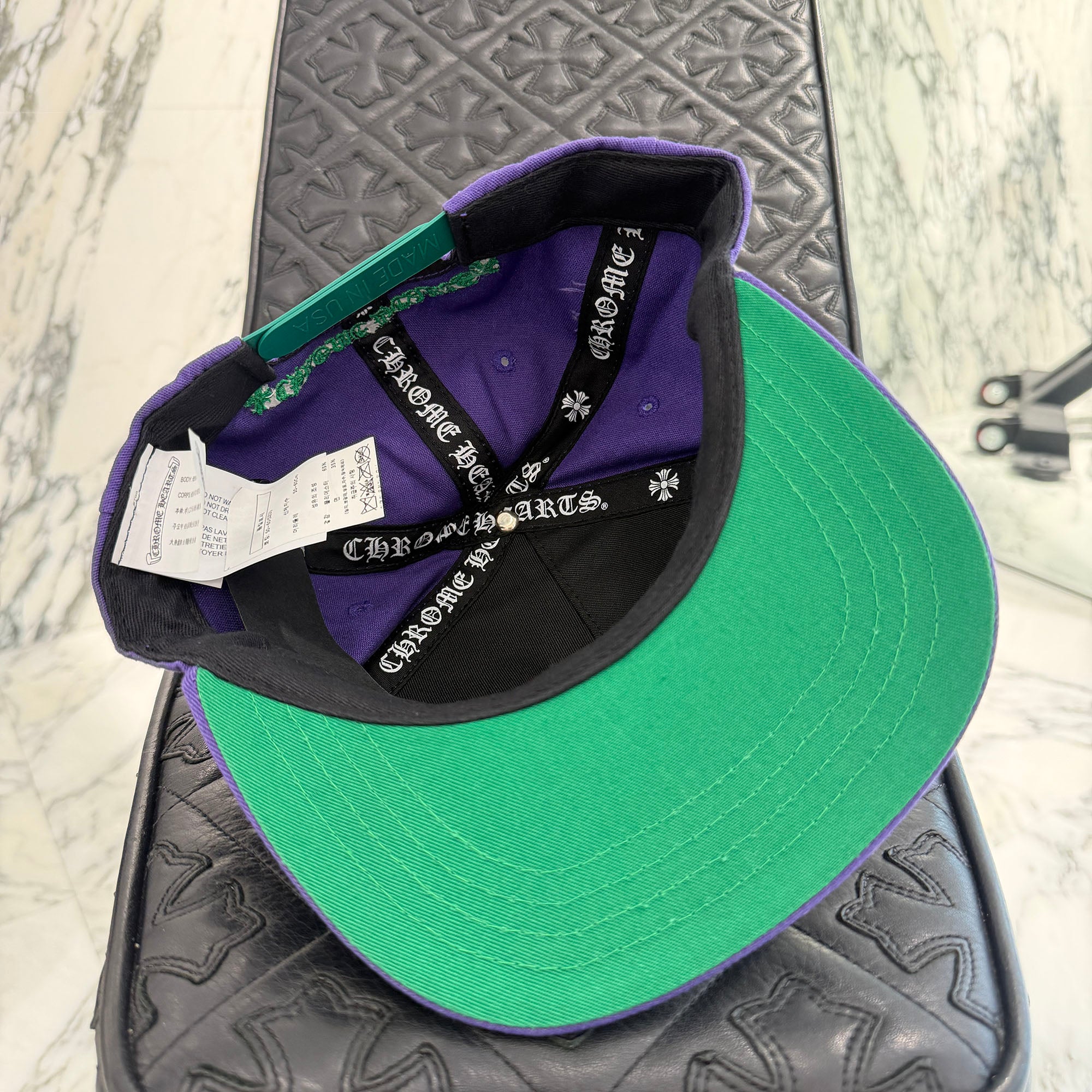 CHROME HEARTS CH Logo Embroidery Trucker Cap Size ONE SIZE (53-60