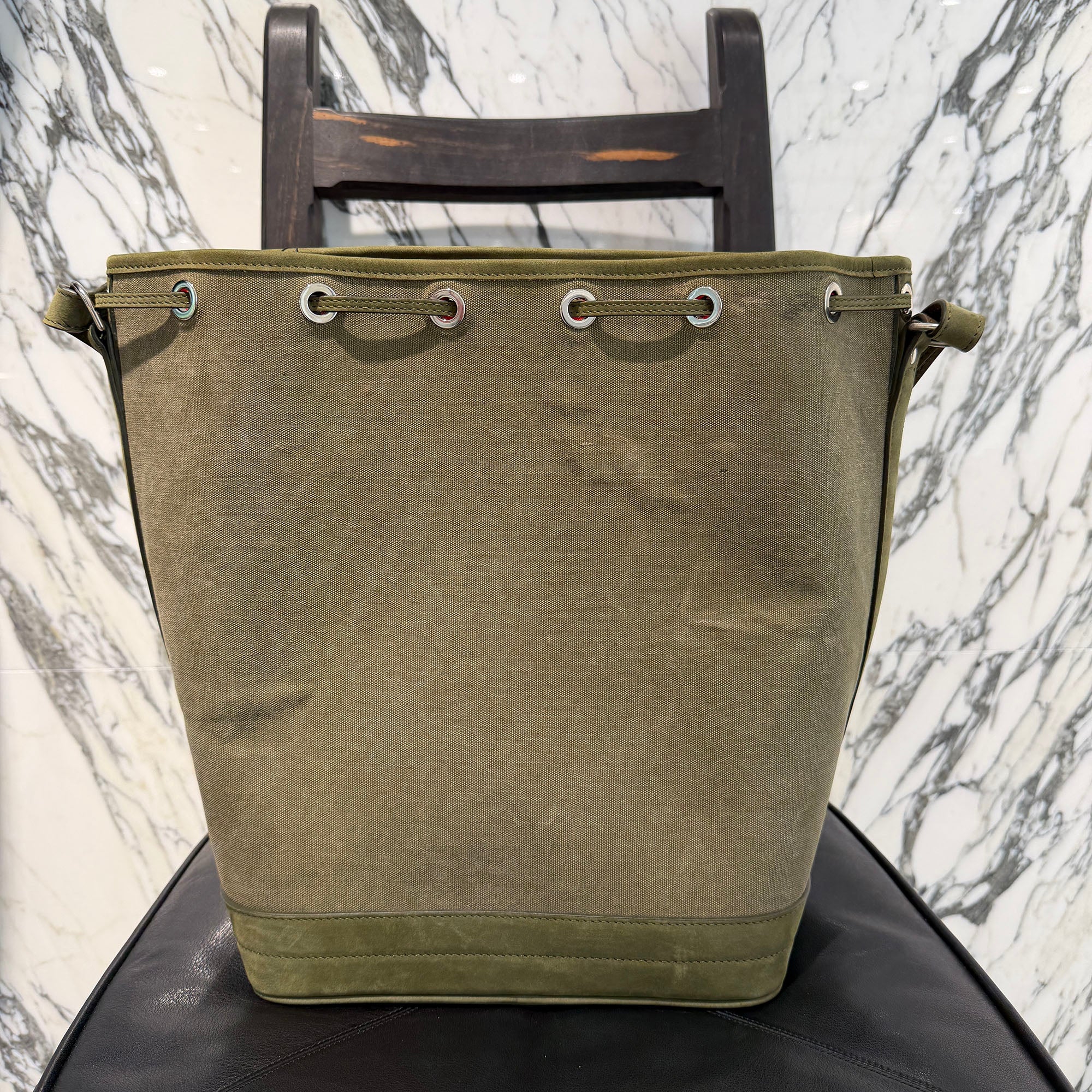 READY MADE VINTAGE COTTON Drawstring Bag レディメイド ヴィンテージコットン ドローストリング バッグ
