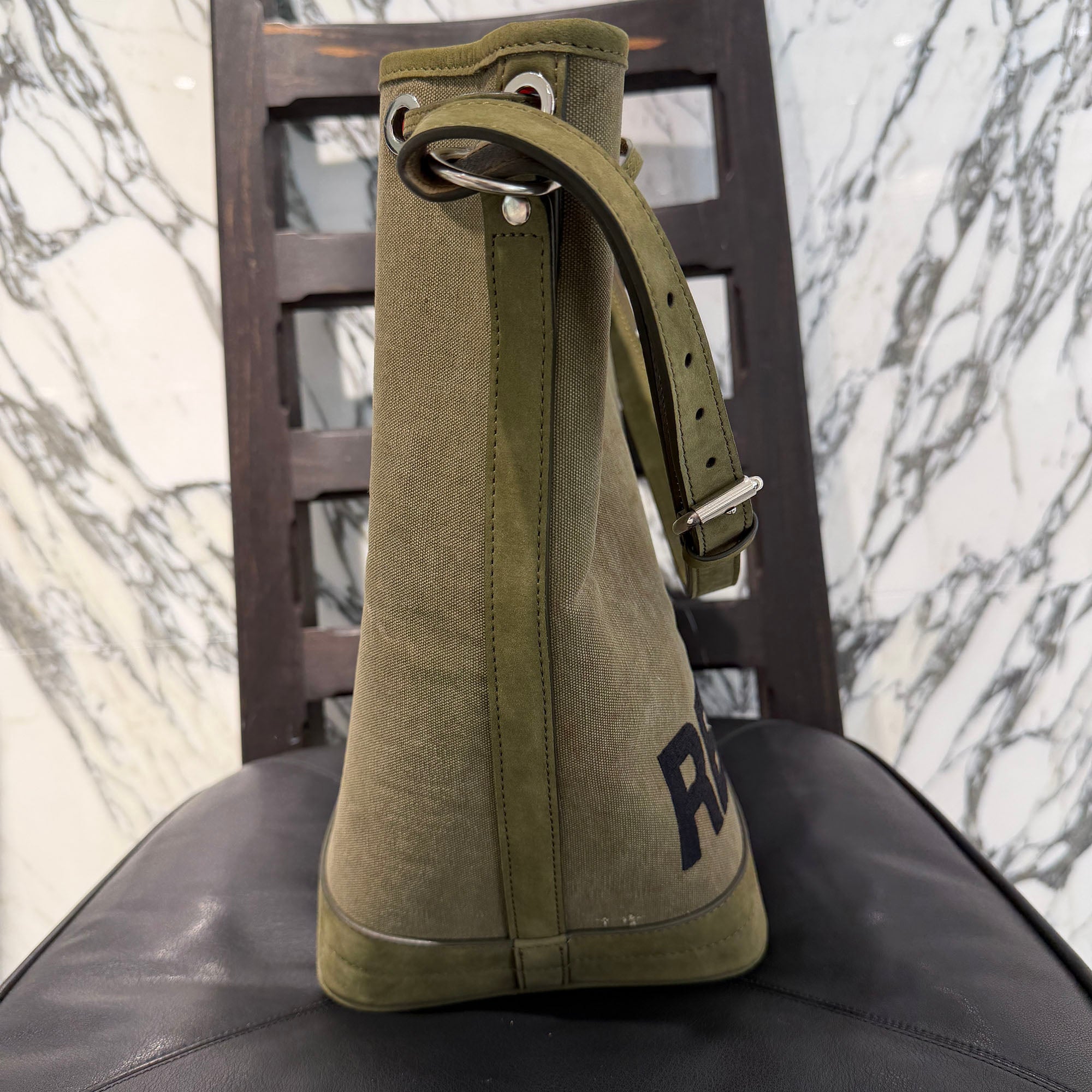 READY MADE VINTAGE COTTON Drawstring Bag レディメイド ヴィンテージコットン ドローストリング バッグ
