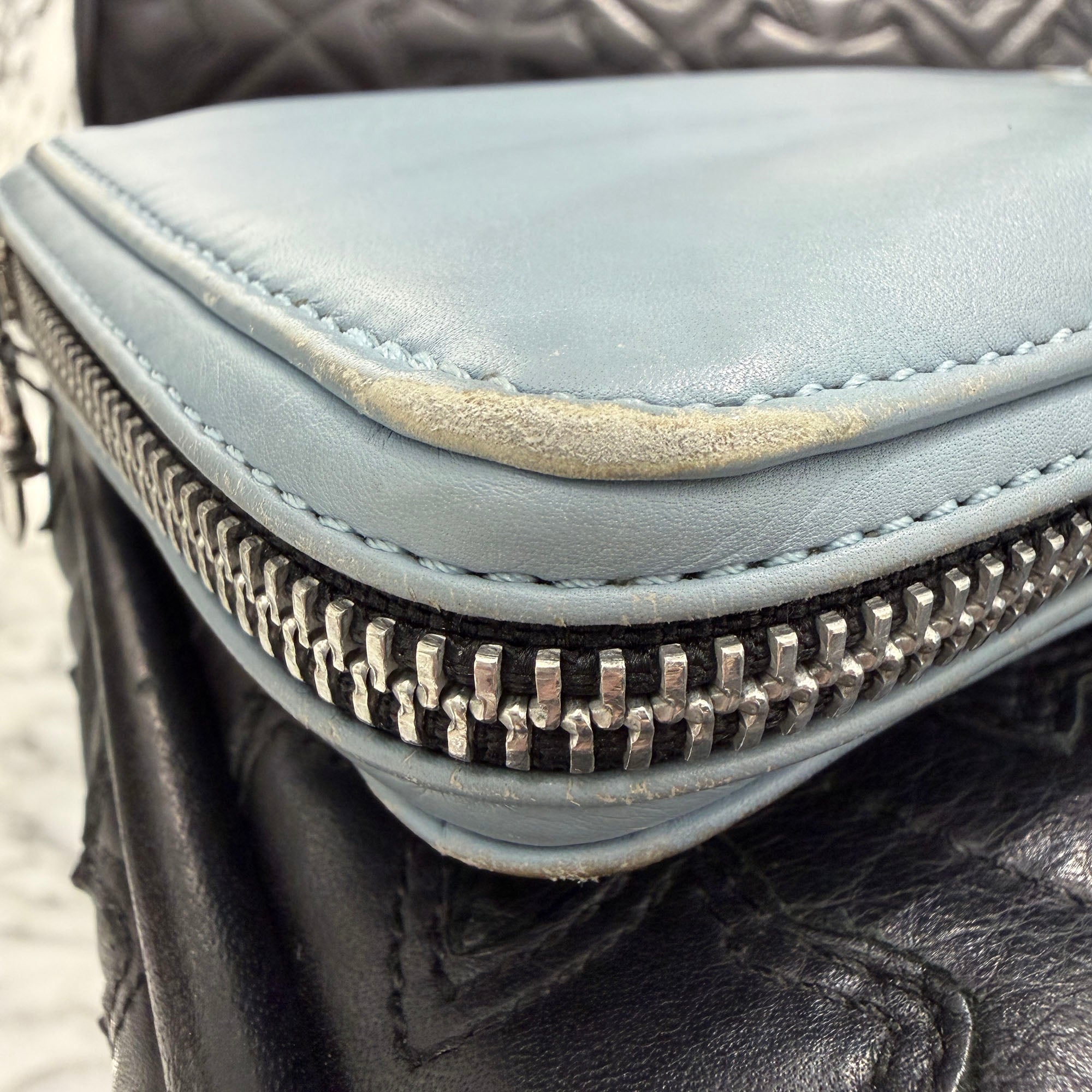 CHROME HEARTS Filigree Plus Leather Patch Round Zip Wallet クロムハーツ フィリグリープラス レザーパッチ ウォレット