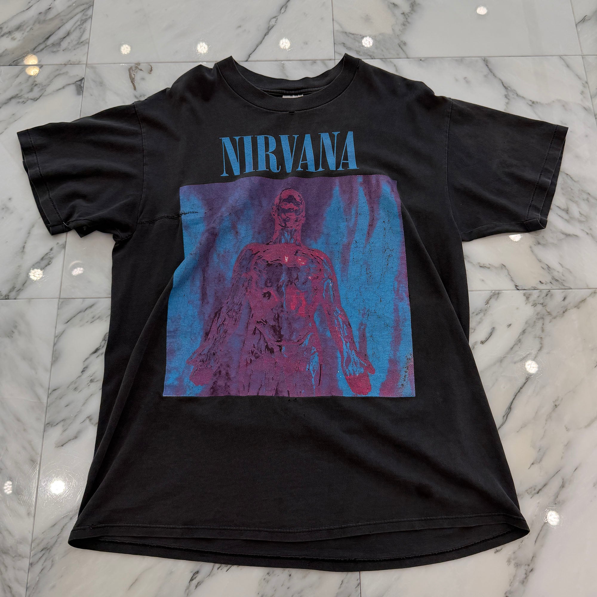Vintage 90's Nirvana "SLIVER" 1991 Stedman S/S Tee Size L ヴィンテージ 90's ニルヴァーナ "スリバー" 1991 ステッドマン社製 Tシャツ サイズL